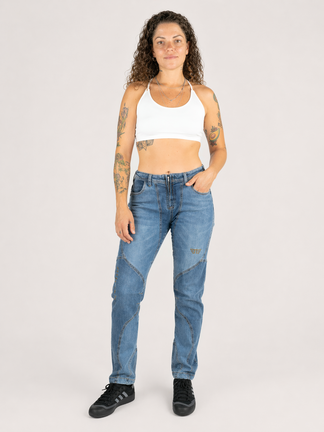 Pantalón Escalada - Trekking Tardor Jeans Mujer