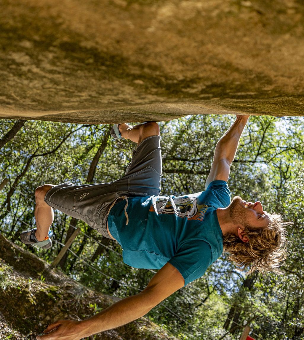 Pantalón Escalada - Trekking Montes Short Grey Hombre