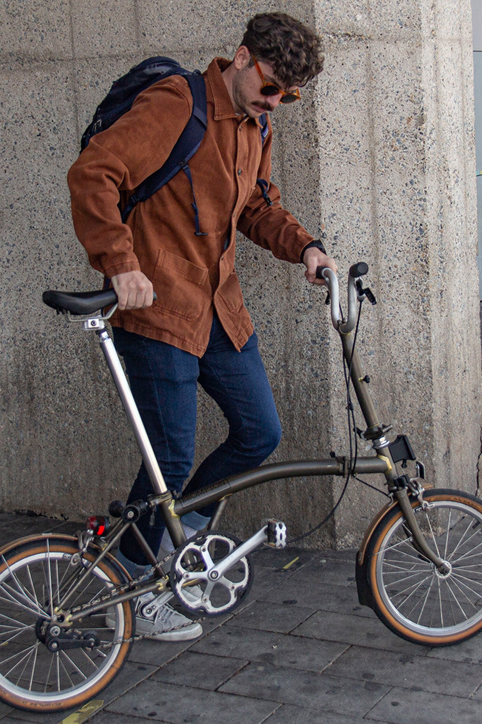 Pantalón Ciclismo Urbano Amsterdam Jeans Stone WR