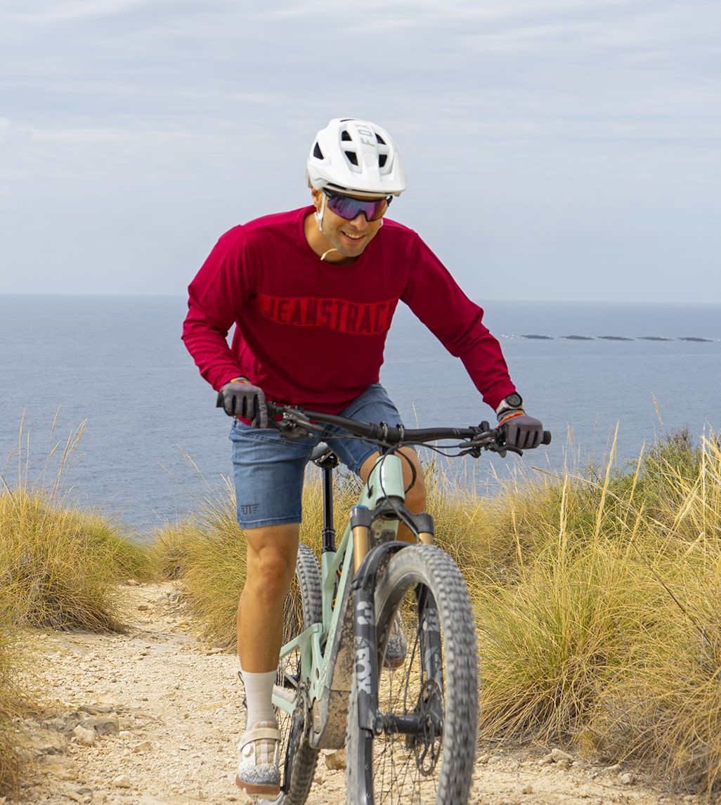 Pantalón Mountain Bike (MTB) Ride Jeans Stone Unis