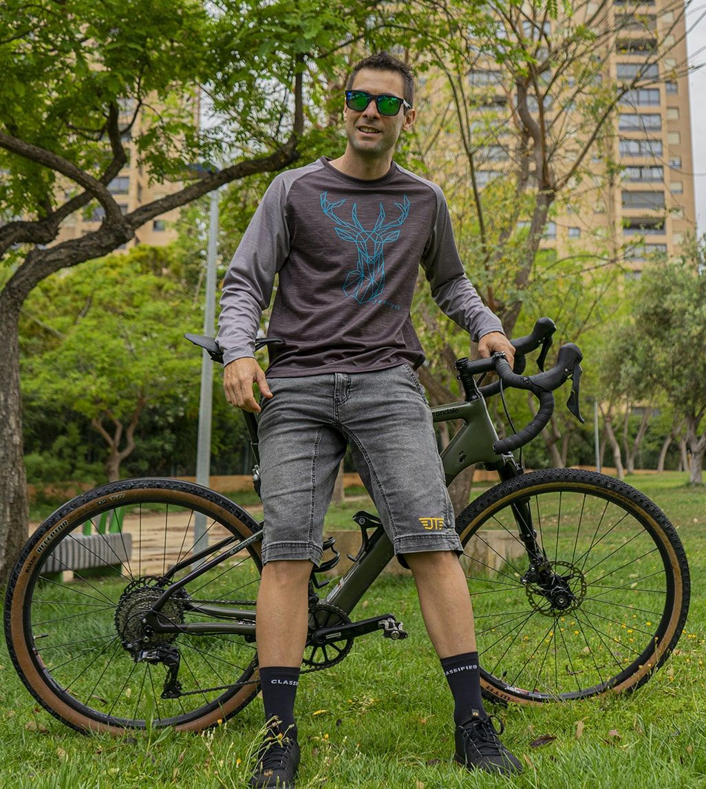 Camiseta Técnica Mountain Bike (MTB) Deer Grey