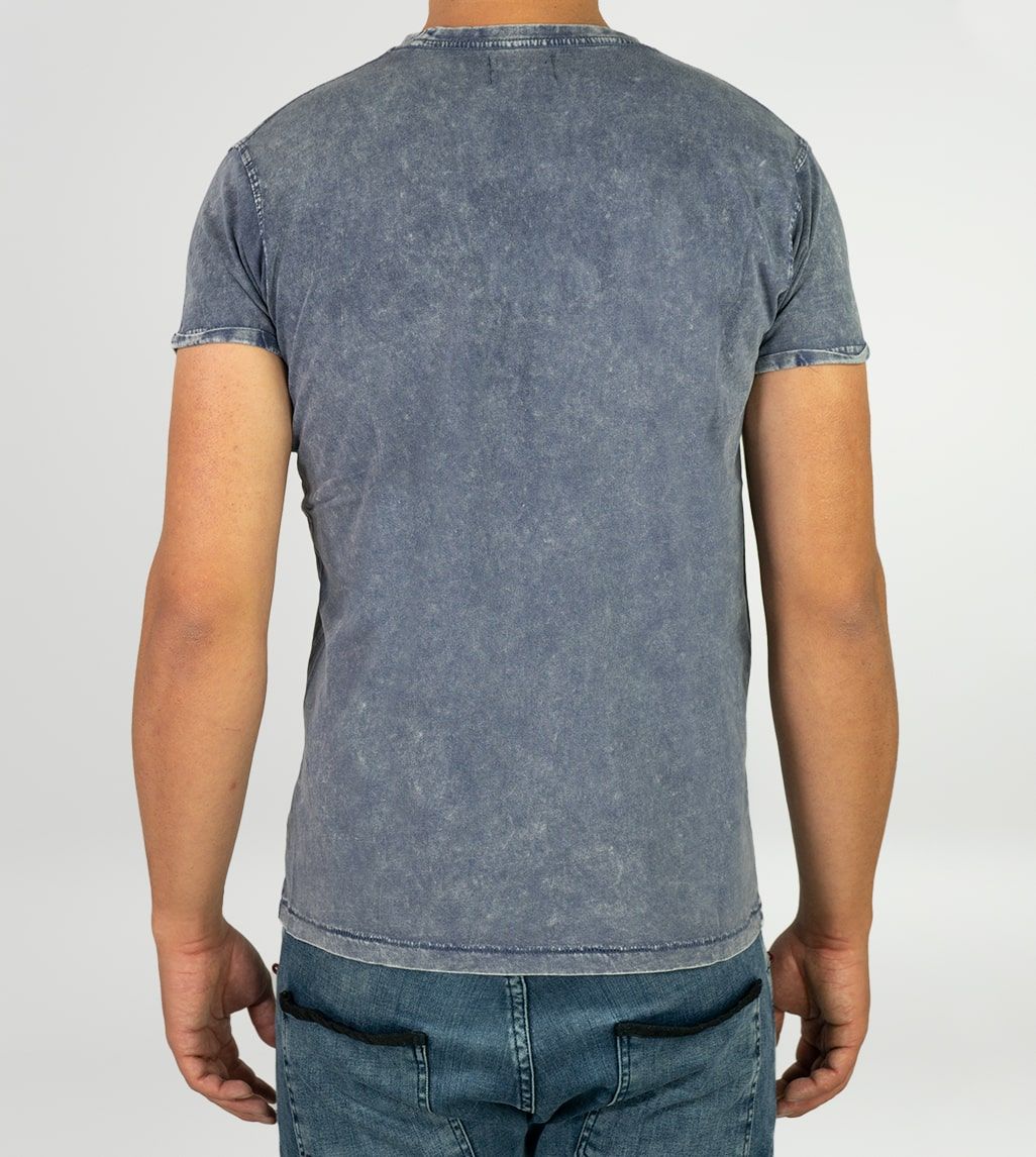 Camiseta Básica JeansTrack Snow Azul Hombre