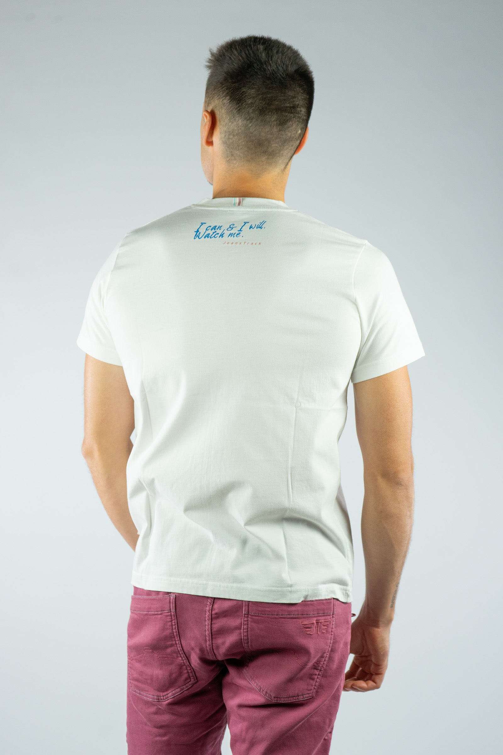 Camiseta Algodón Orgánico Sunset White