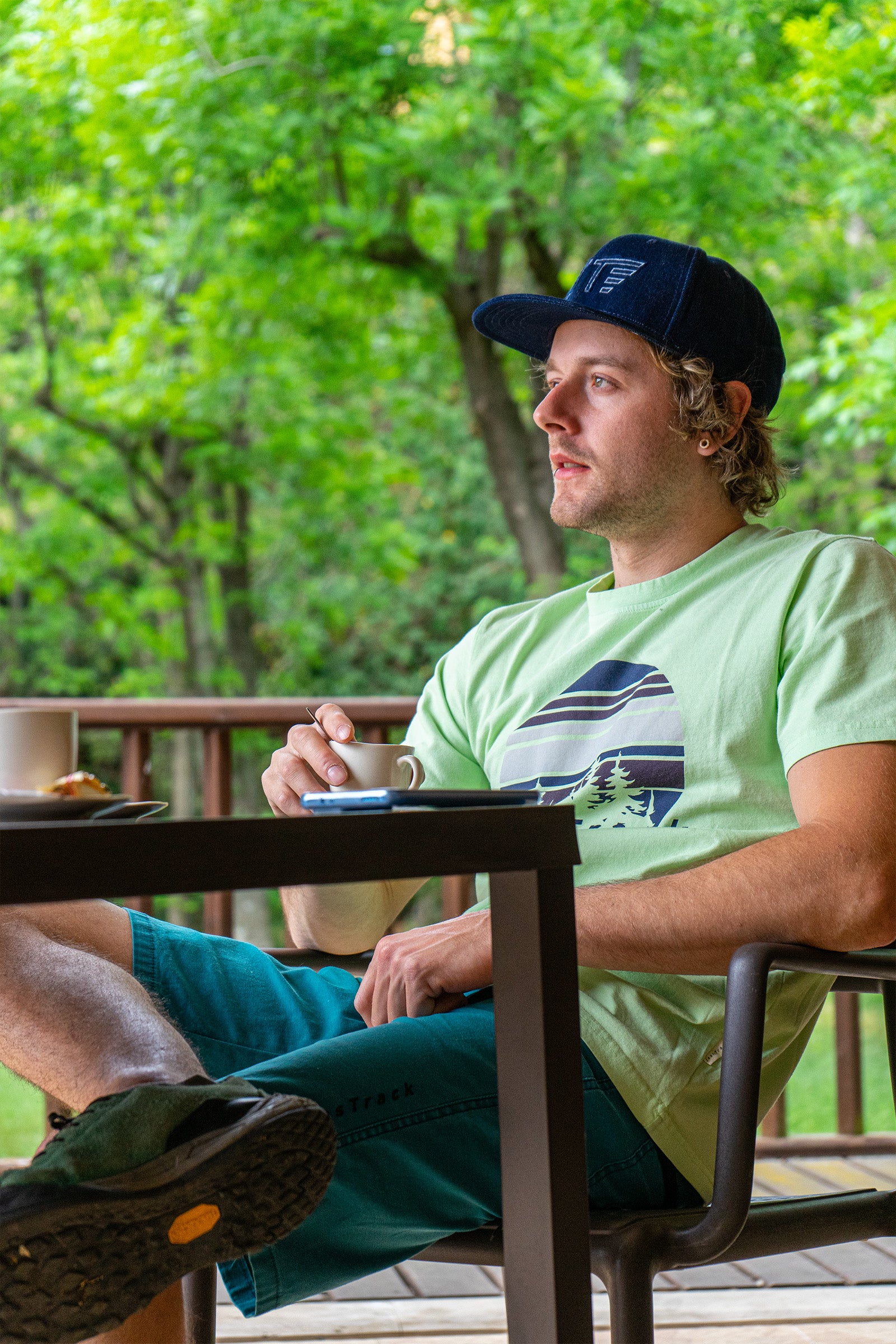 Camiseta Algodón Orgánico Fir Green