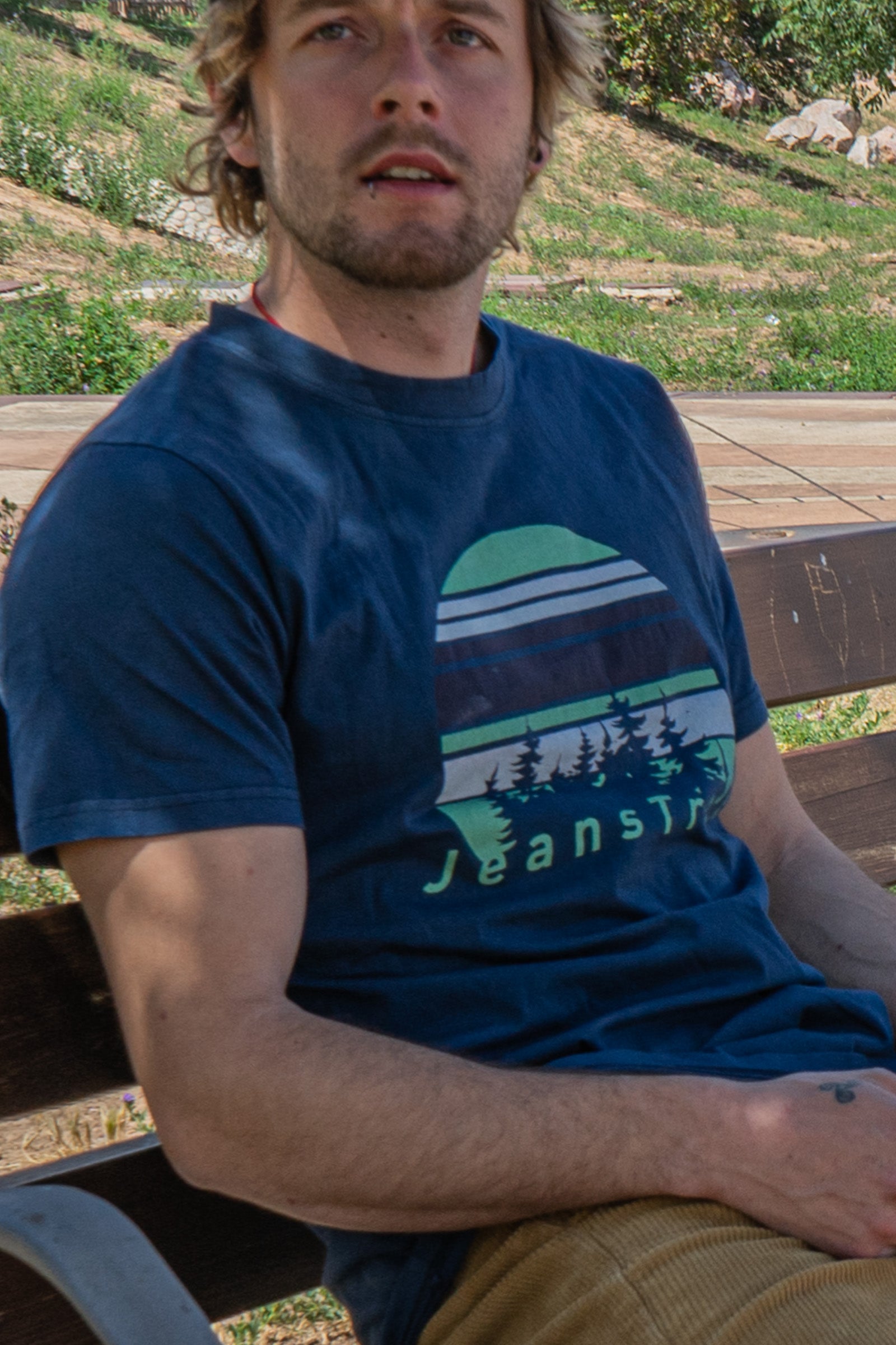 Camiseta Algodón Orgánico Fir Blue