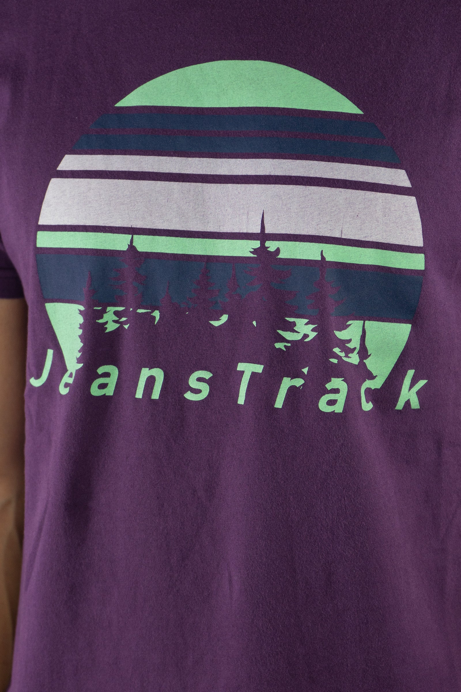 Camiseta Algodón Orgánico Fir Maroon