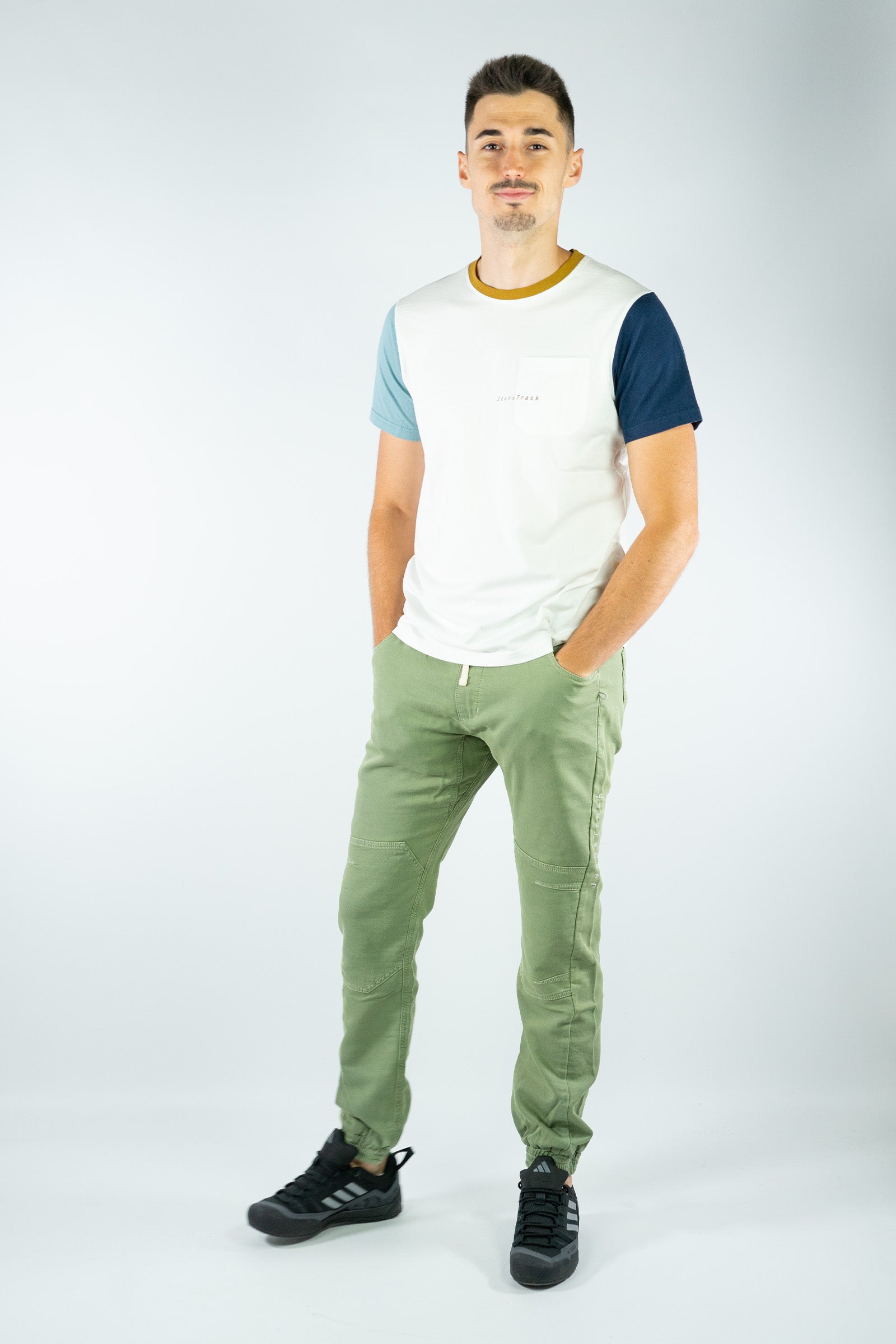 Camiseta Algodón Orgánico Mountains Creme