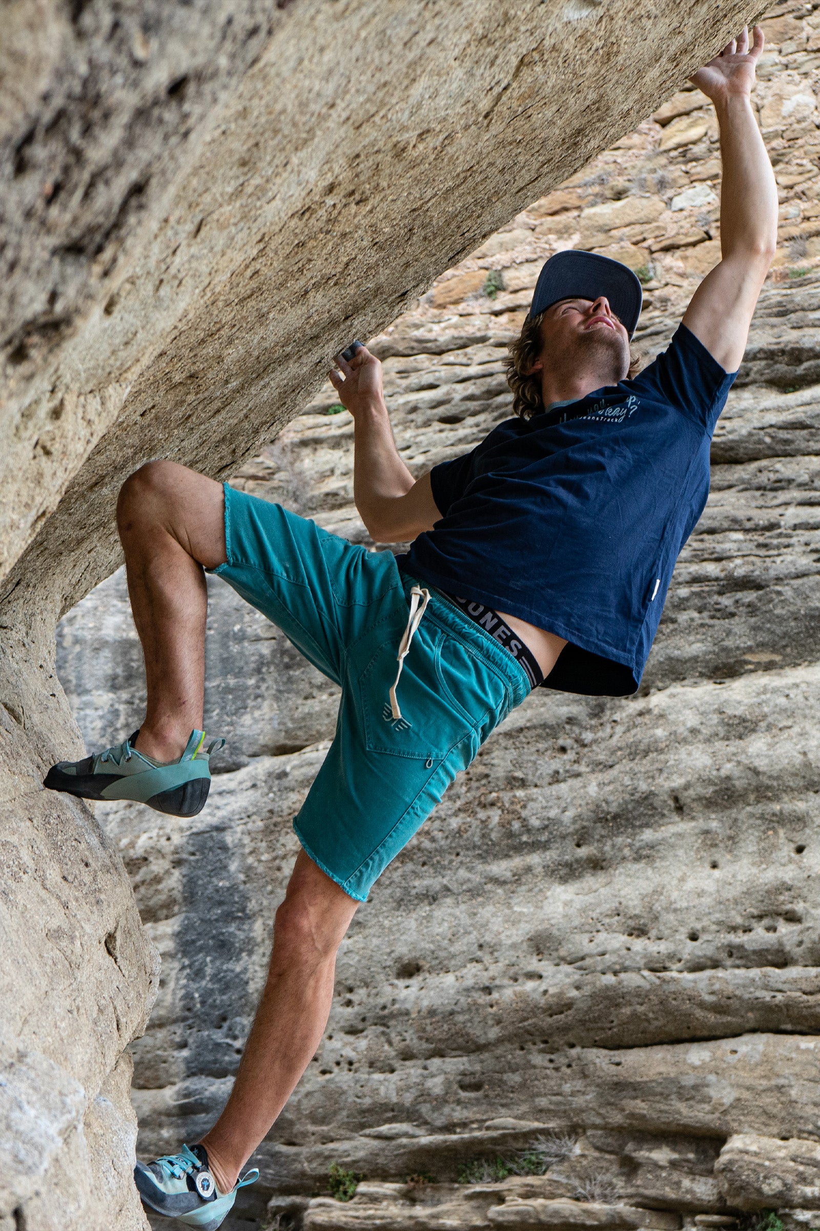 Camiseta Algodón Orgánico Mountains Navy