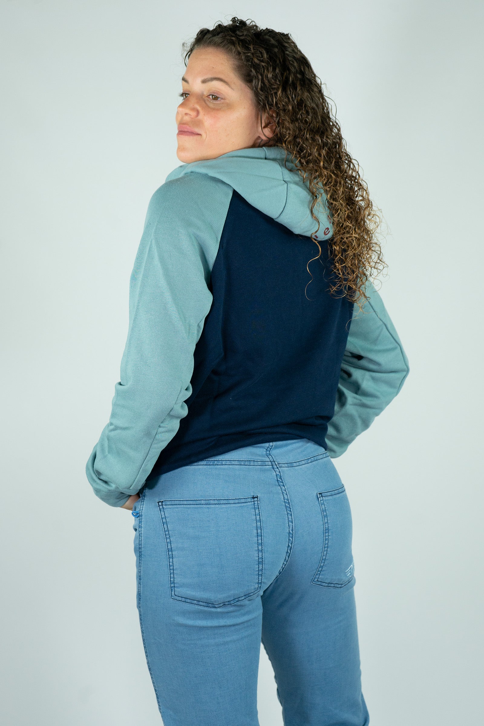 Sudadera Algodón Orgánico Hill Navy Mujer
