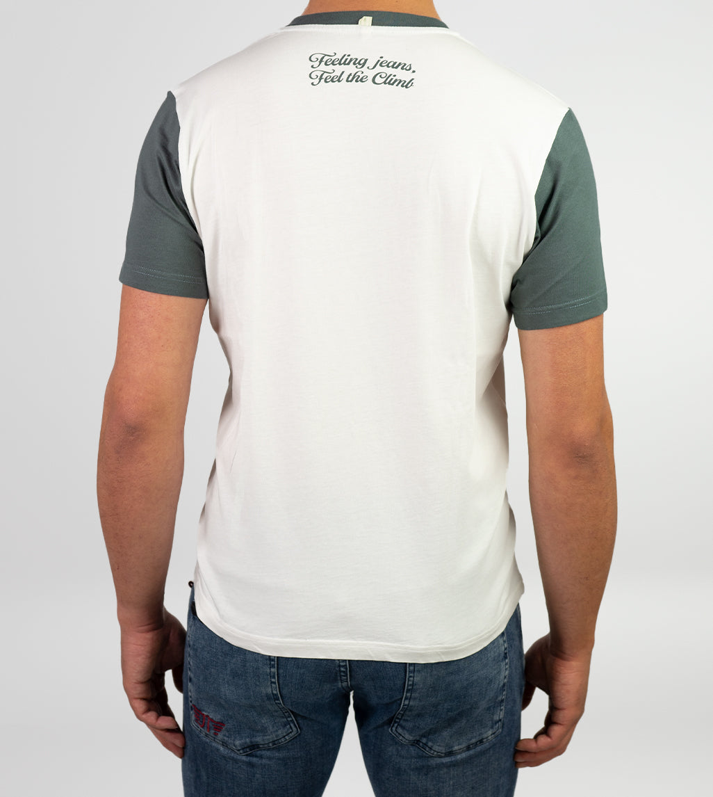 Camiseta Algodón Orgánico Climb&Beer White