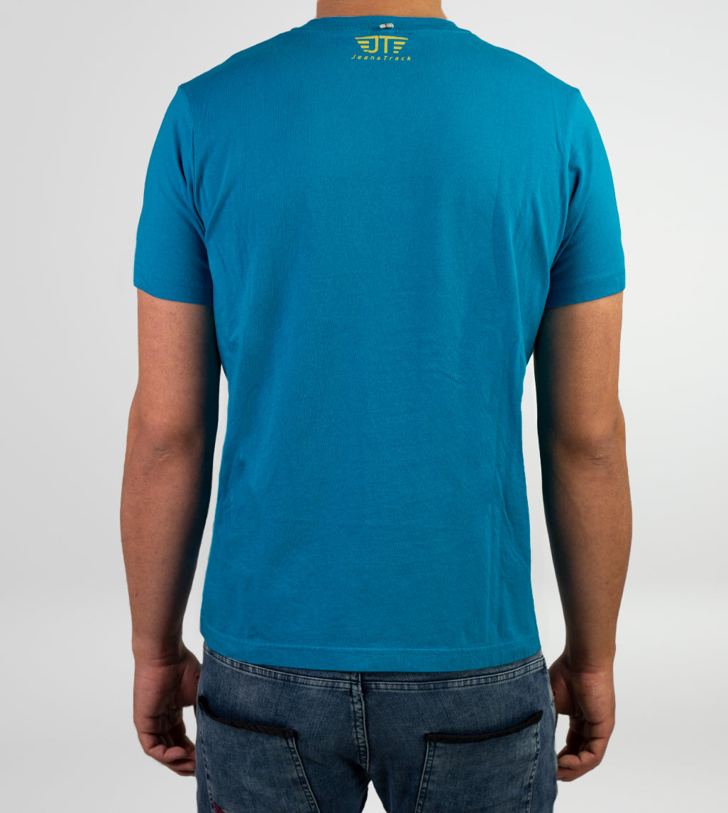 Camiseta Algodón Orgánico Crux Blue