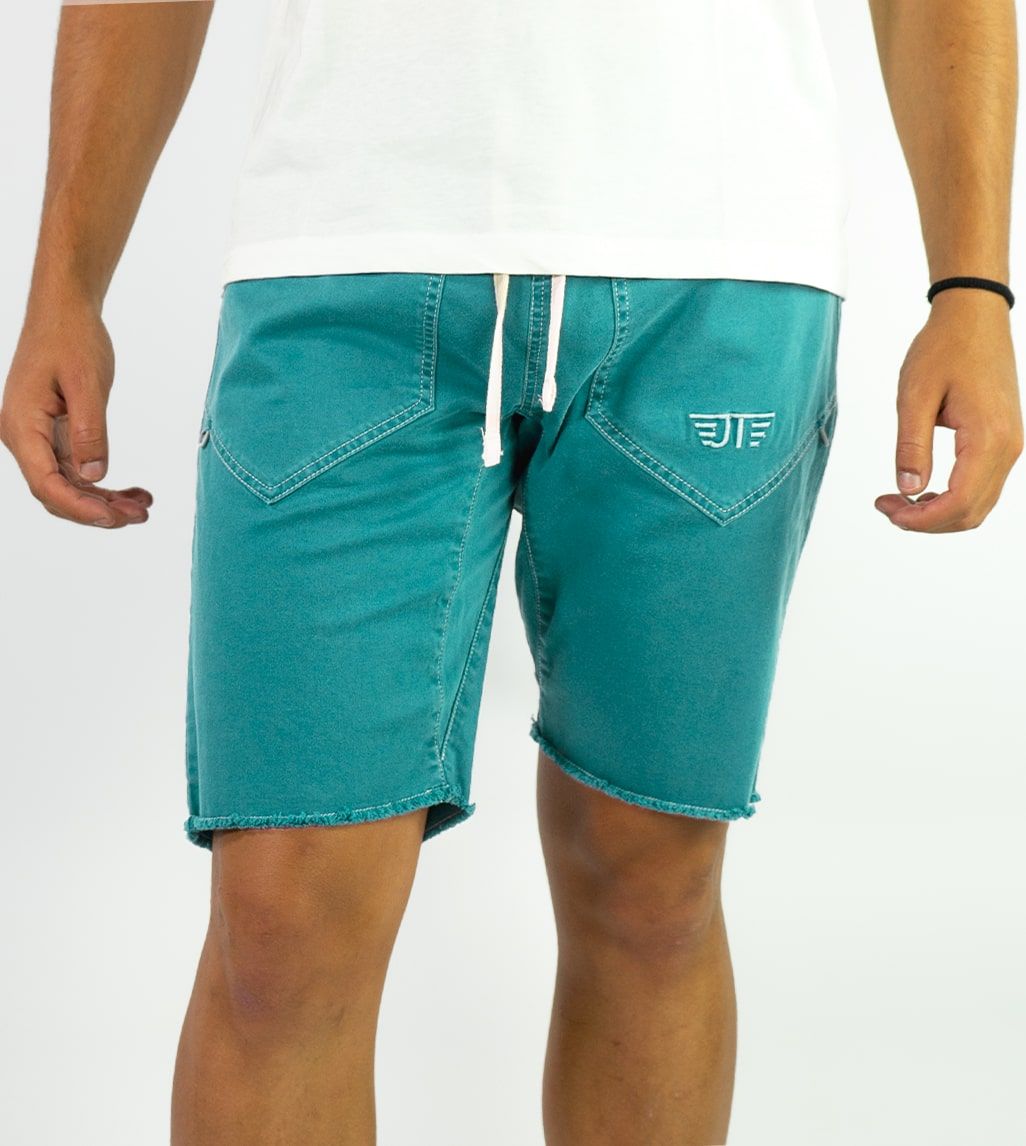 Pantalón Escalada - Trekking Montes Short Verde Hombre