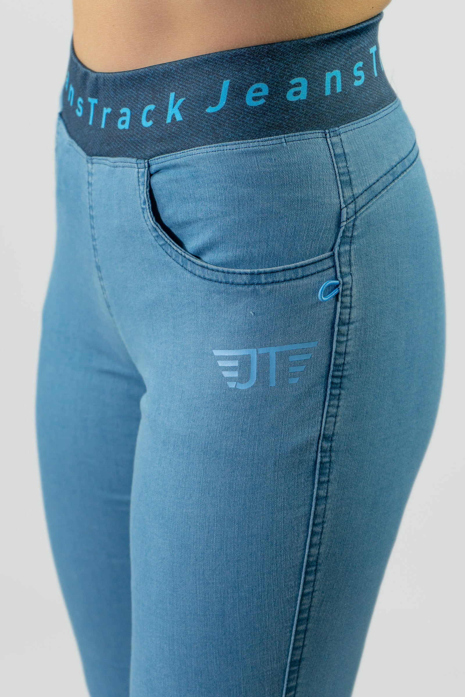 Pantalón Escalada - Trekking Dena Jeans Bleach Mujer