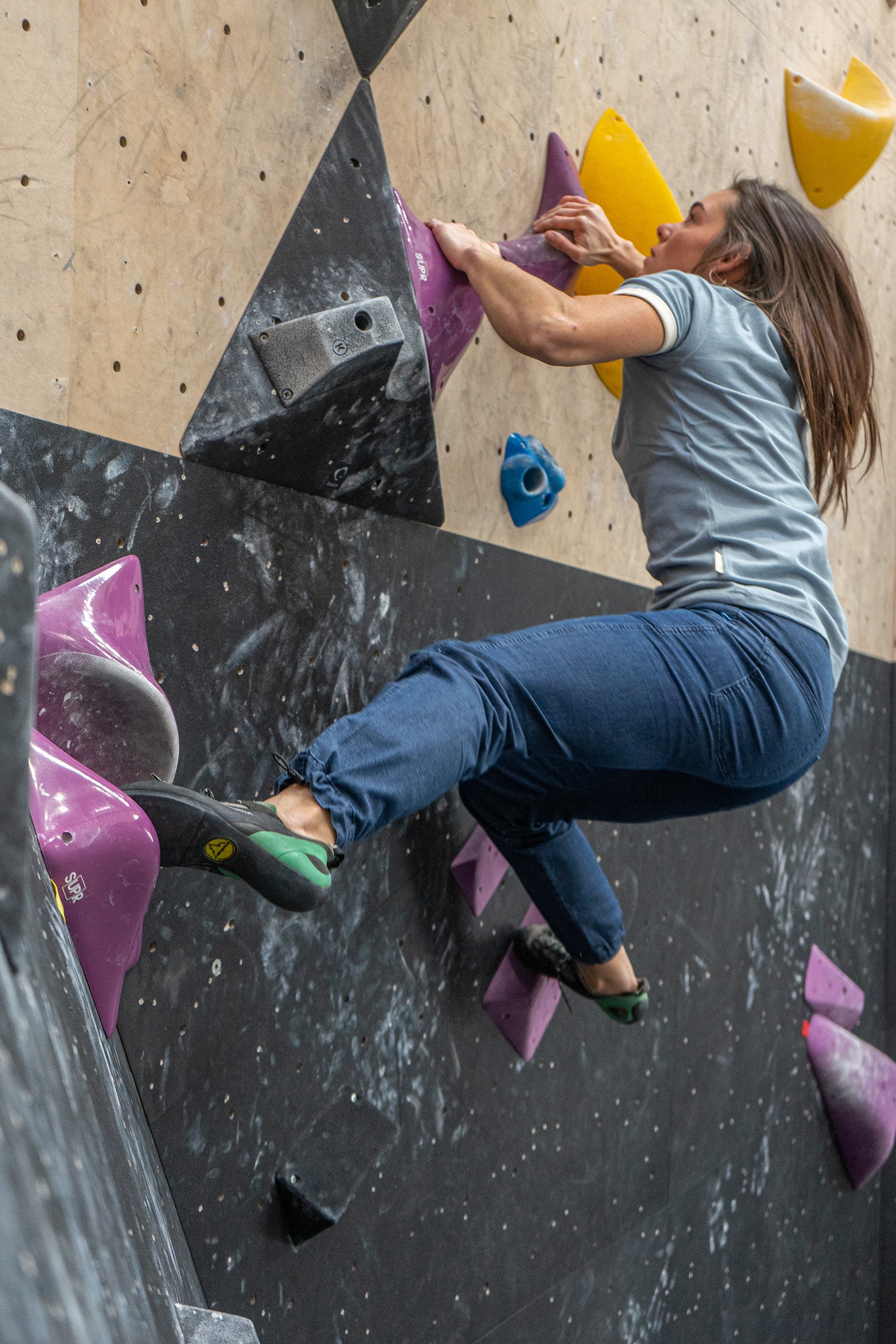 Pantalón Escalada - Trekking Tarya Jeans Stone Mujer
