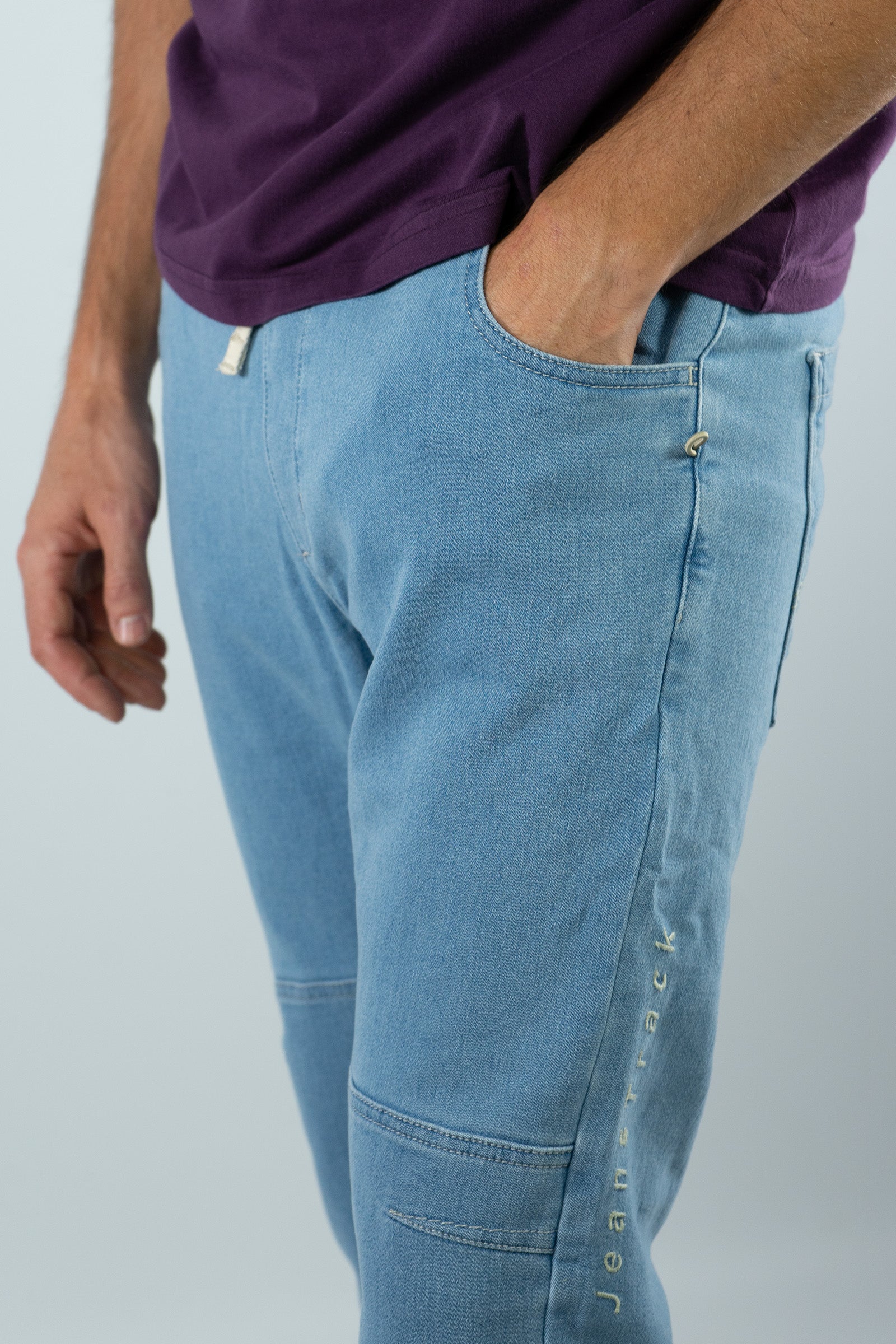 Pantalón Escalada - Trekking Montan Jeans Bleach Hombre