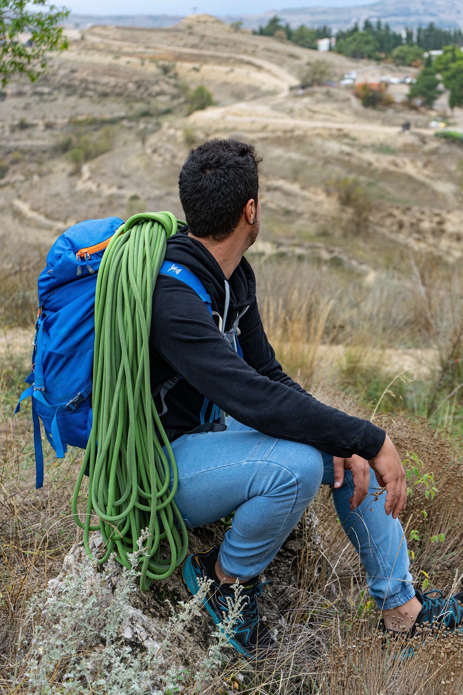 Pantalón Escalada - Trekking Montan Jeans Bleach Hombre