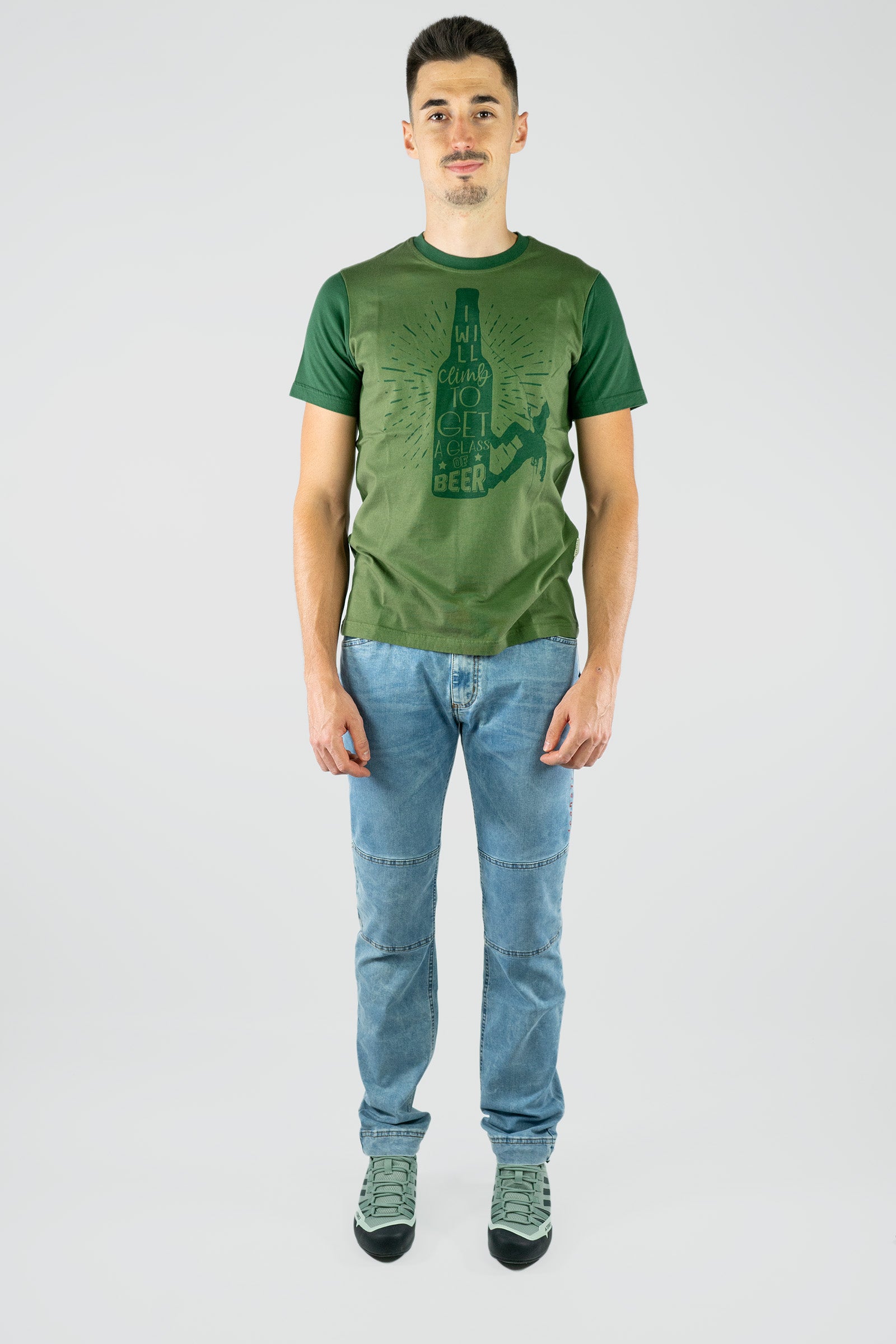 Pantalón Escalada - Trekking Roca Jeans Basalto Hombre