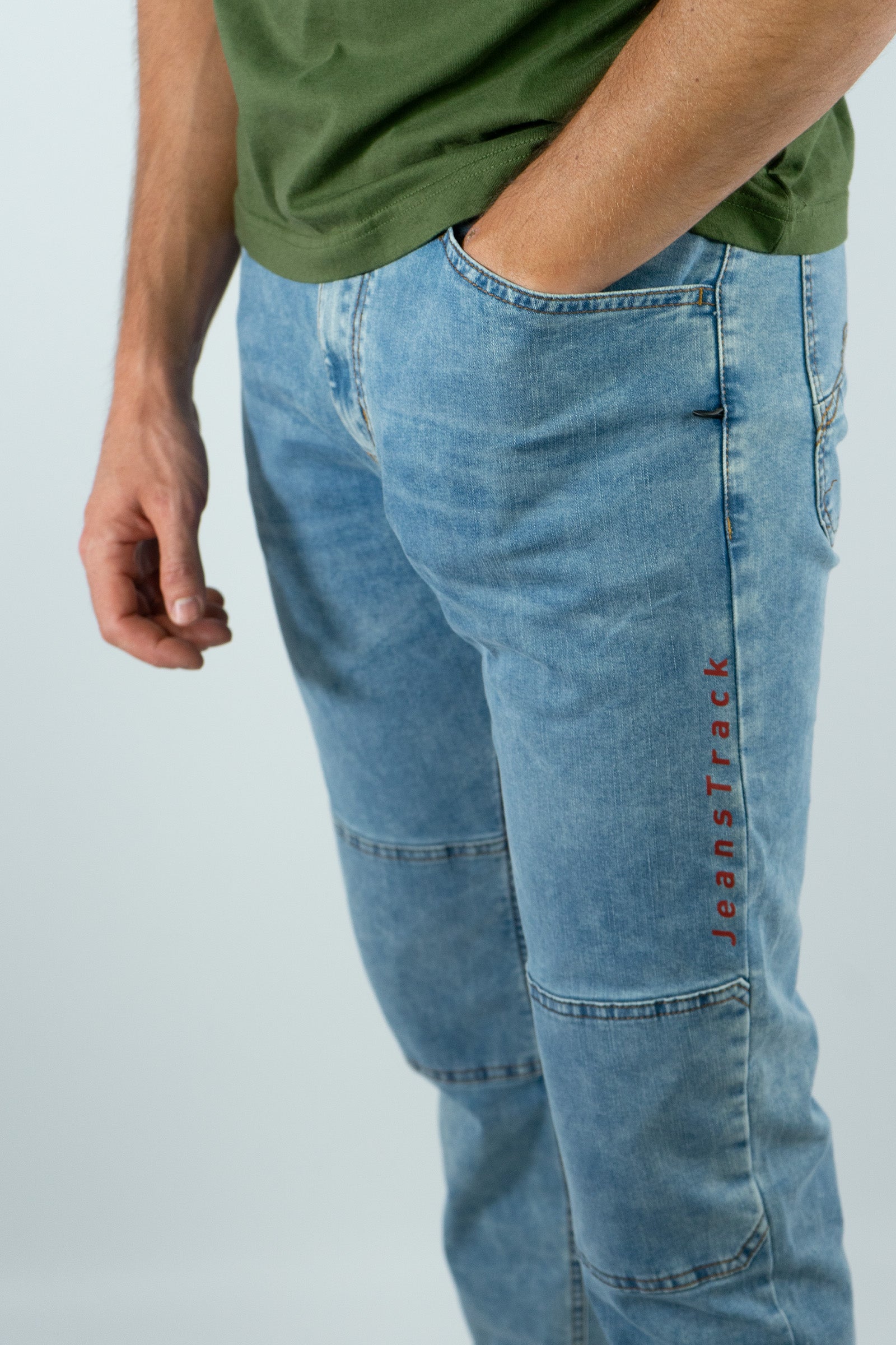 Pantalón Escalada - Trekking Roca Jeans Basalto Hombre