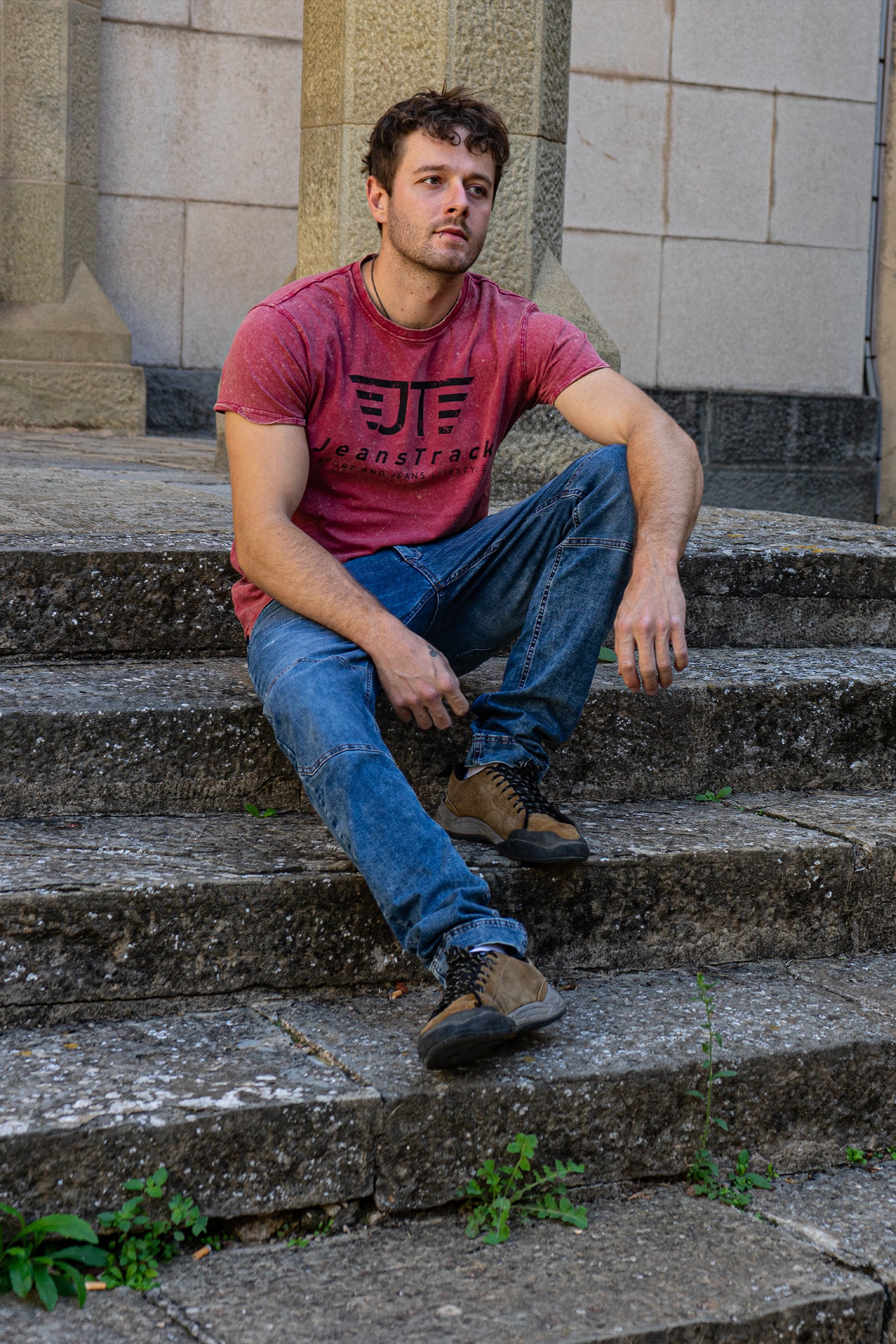 Pantalón Escalada - Trekking Roca Jeans Basalto Hombre