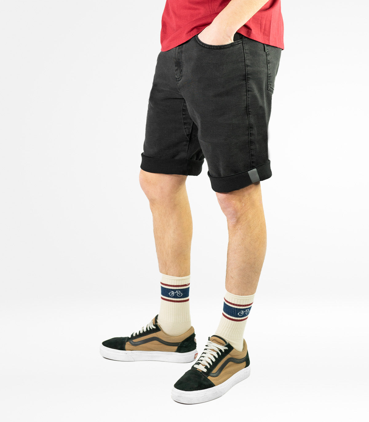 Pantalón Ciclismo Urbano Gante Jeans Black Hombre