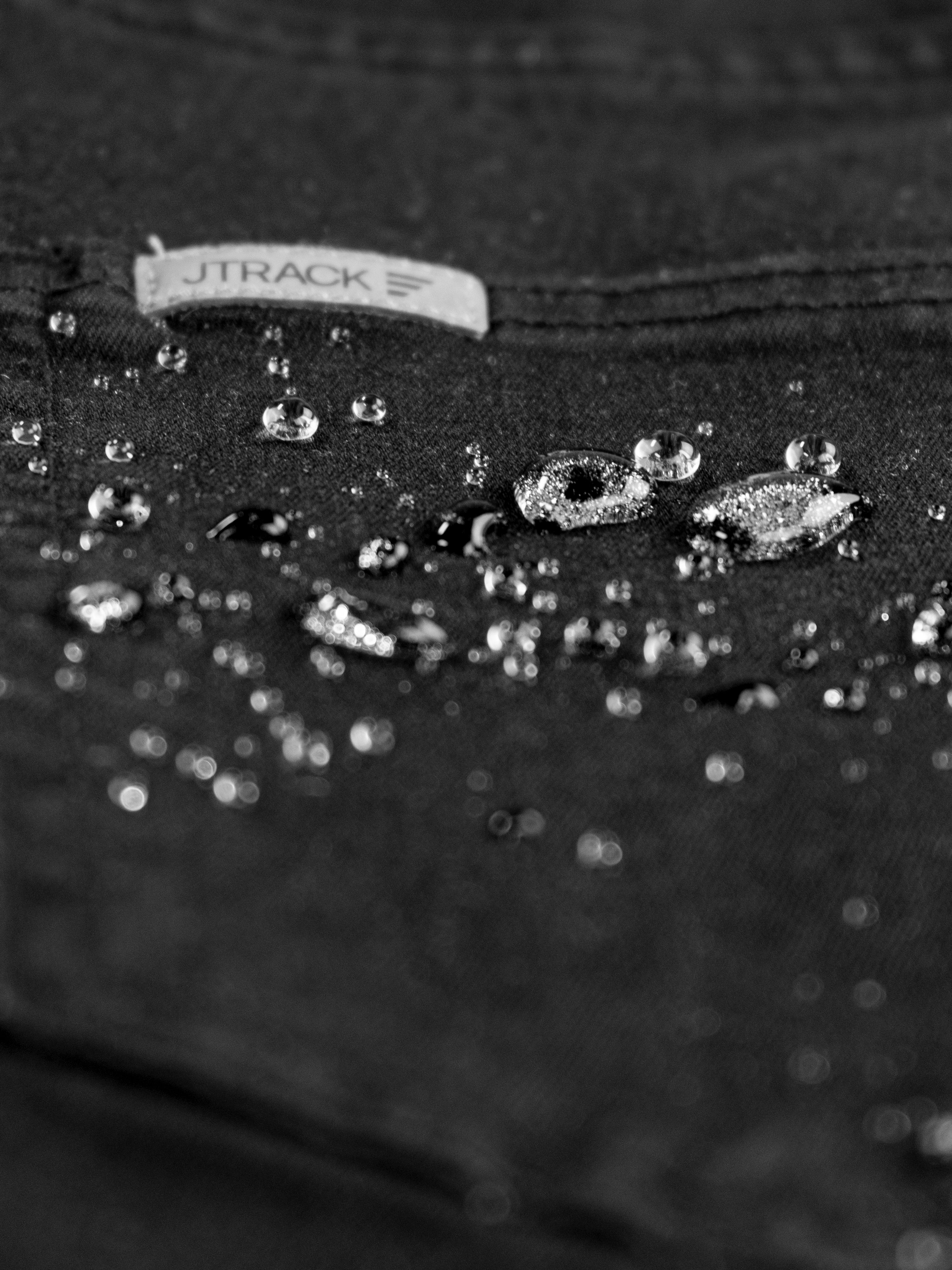 Fahrrad-Jeans Stadt Berlin Slim Fit WR Unisex Rinsewashed Schwarz