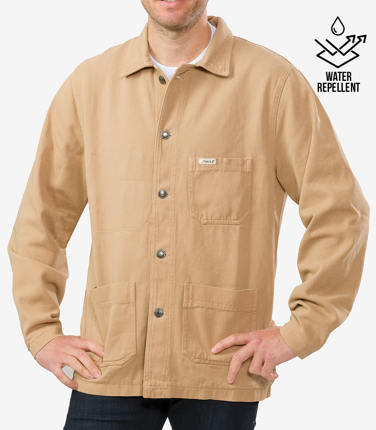 Chaqueta Ciclismo Urbano Dublin Beige WR Hombre