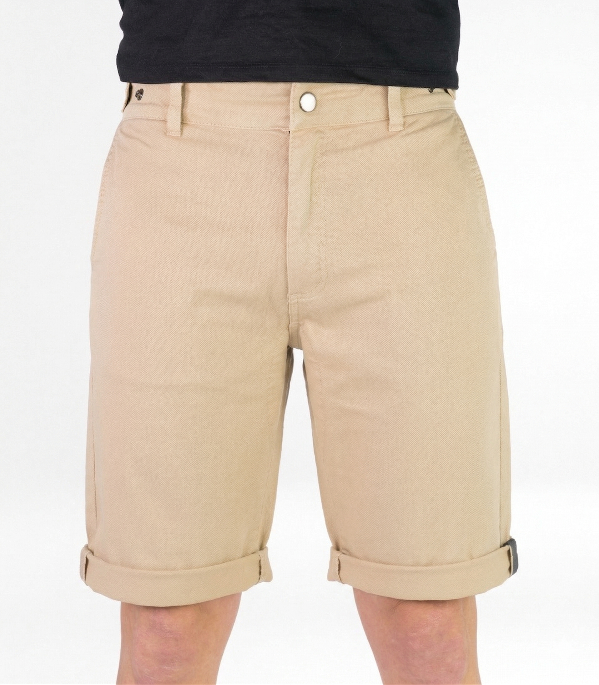 Pantalón Ciclismo Urbano Rotterdam Short Beige Hombre