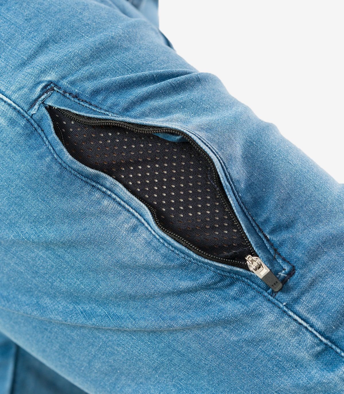 Pantalón Ciclismo Urbano Gante Jeans Bleach Hombre