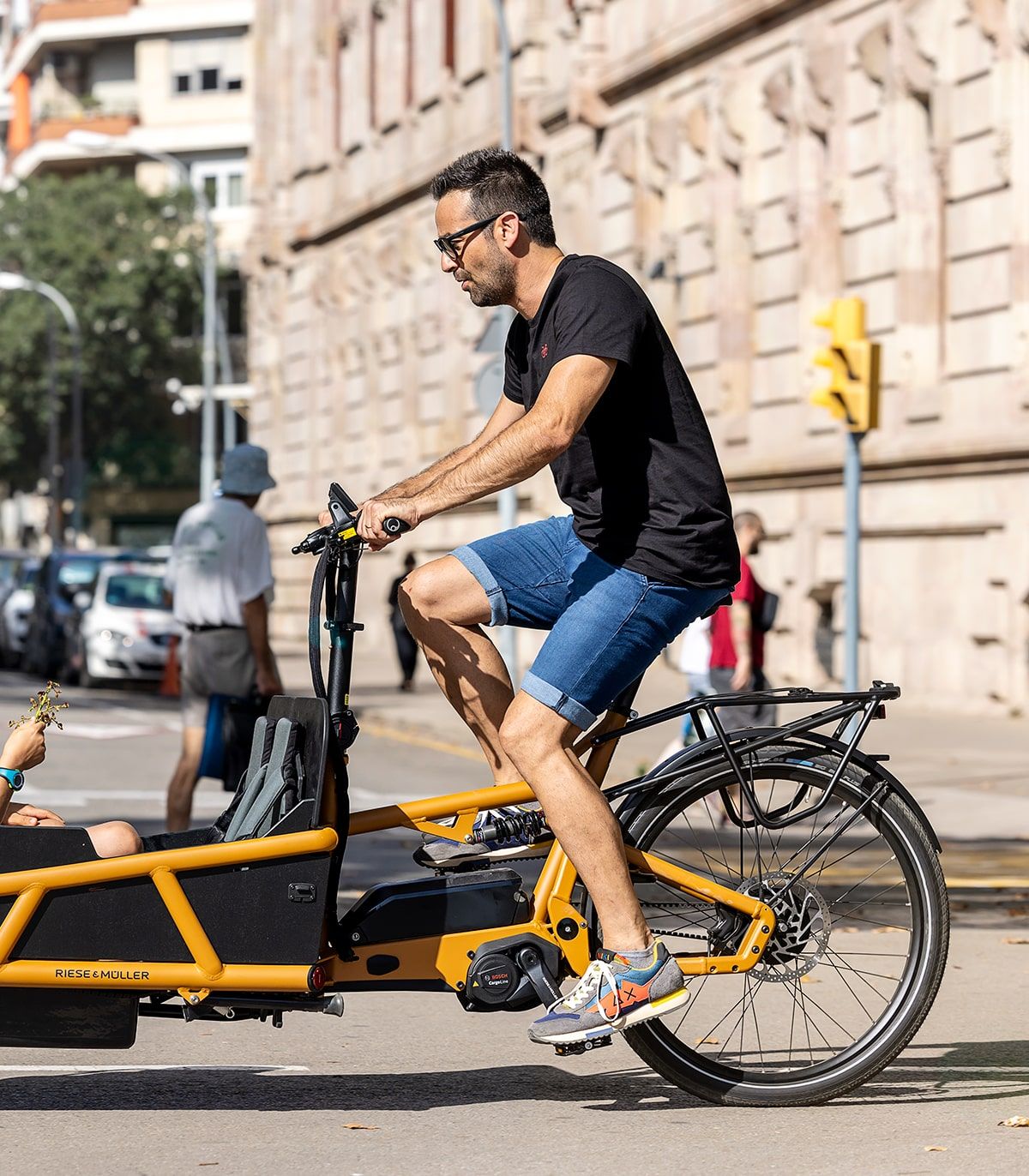 Pantalon Cyclisme Urbain Utrecht Short Jeans Stone Homme