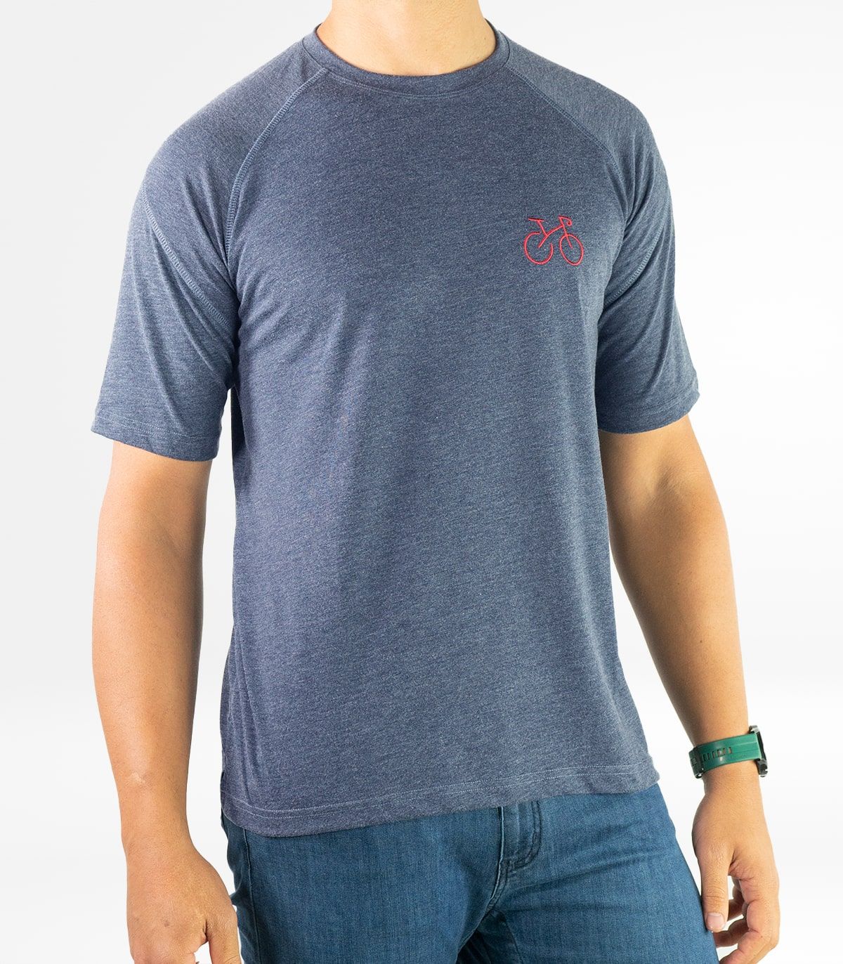 Milan Navy men's cotton T-shirt Seaqual