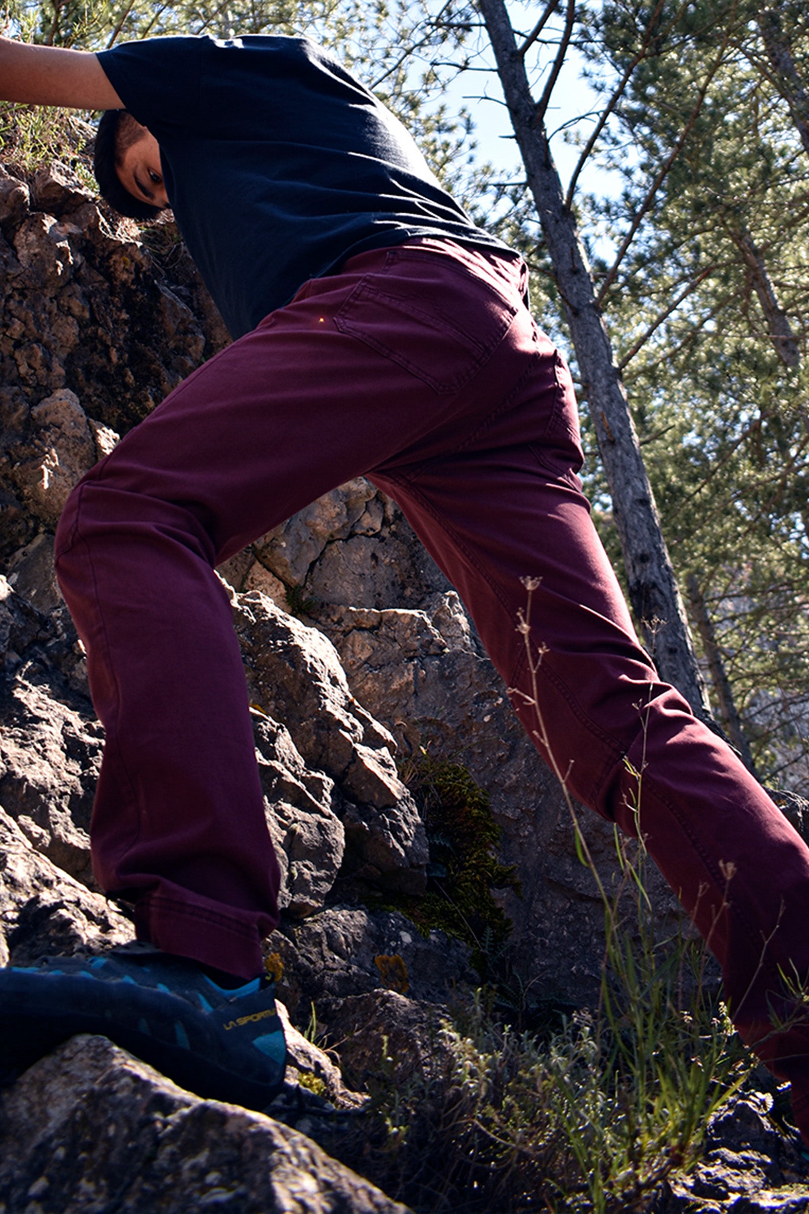 Pantalón Escalada - Trekking Roca Cuarcita Hombre
