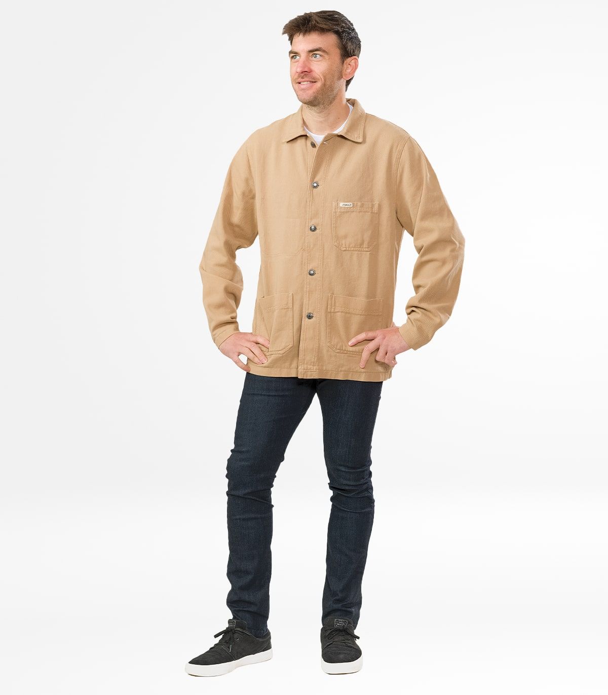 Chaqueta Ciclismo Urbano Dublin Beige WR Hombre
