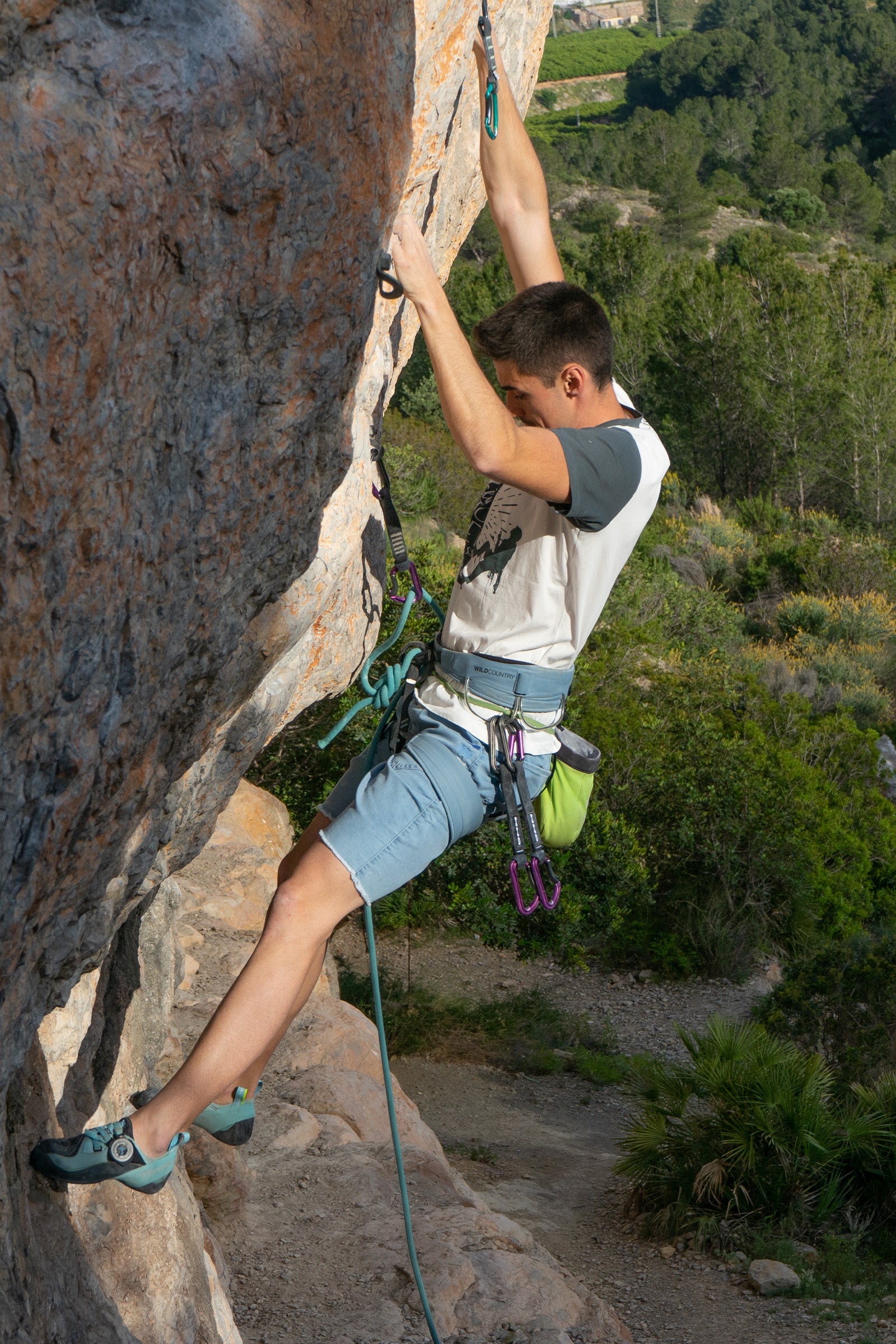 Pantalón Escalada Montes Short Jeans Aciano Hombre