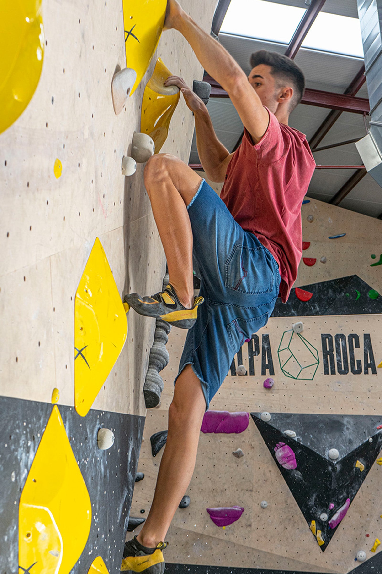 Pantalón Escalada Montes Short Jeans Iris Hombre