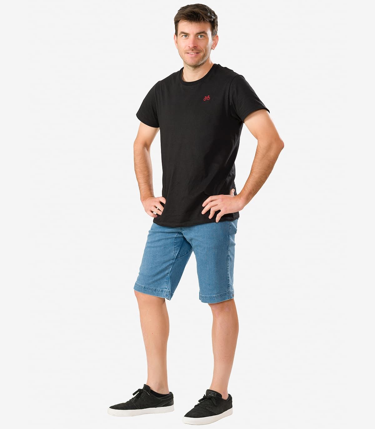 Pantalón Ciclismo Urbano Gante Jeans Bleach Hombre