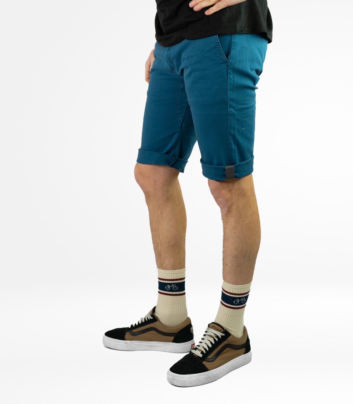 Pantaloni da ciclismo urbani Rotterdam Short Navy da uomo