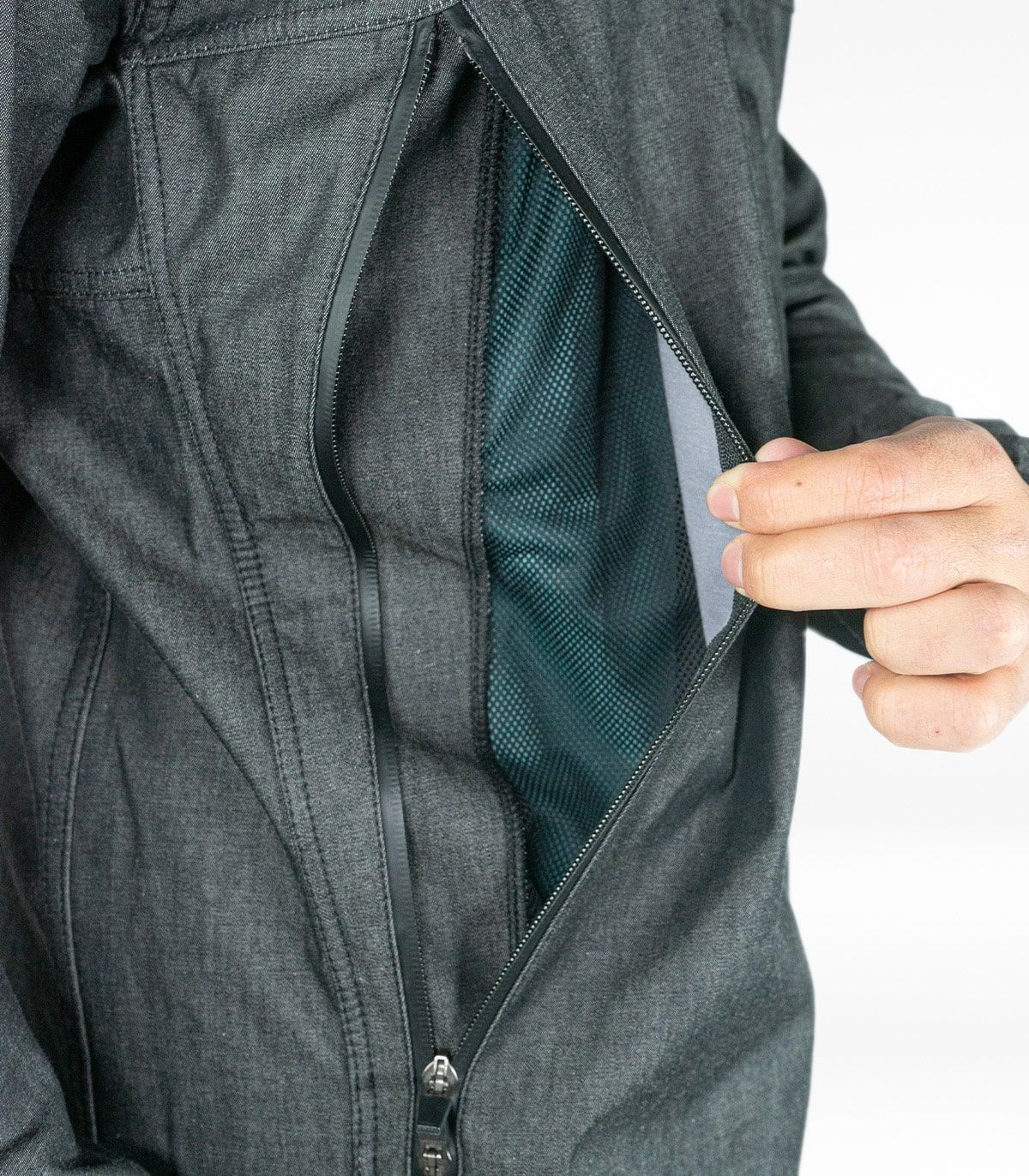 Chaqueta Ciclismo Urbano Glasgow Jeans Grey