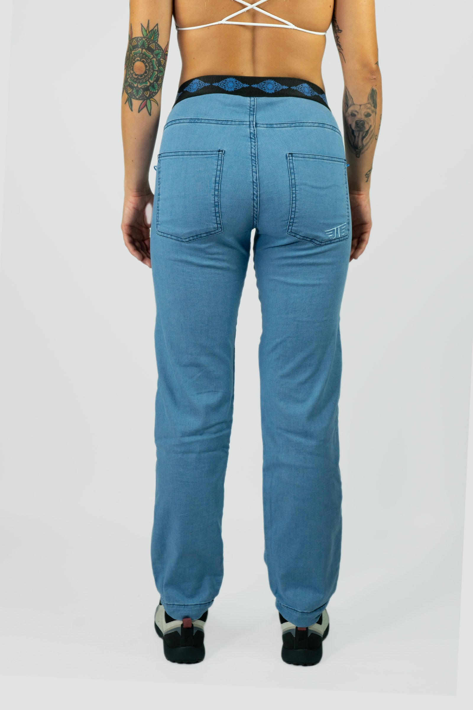 Pantalón Escalada - Trekking Tarya Jeans Bleach Mujer