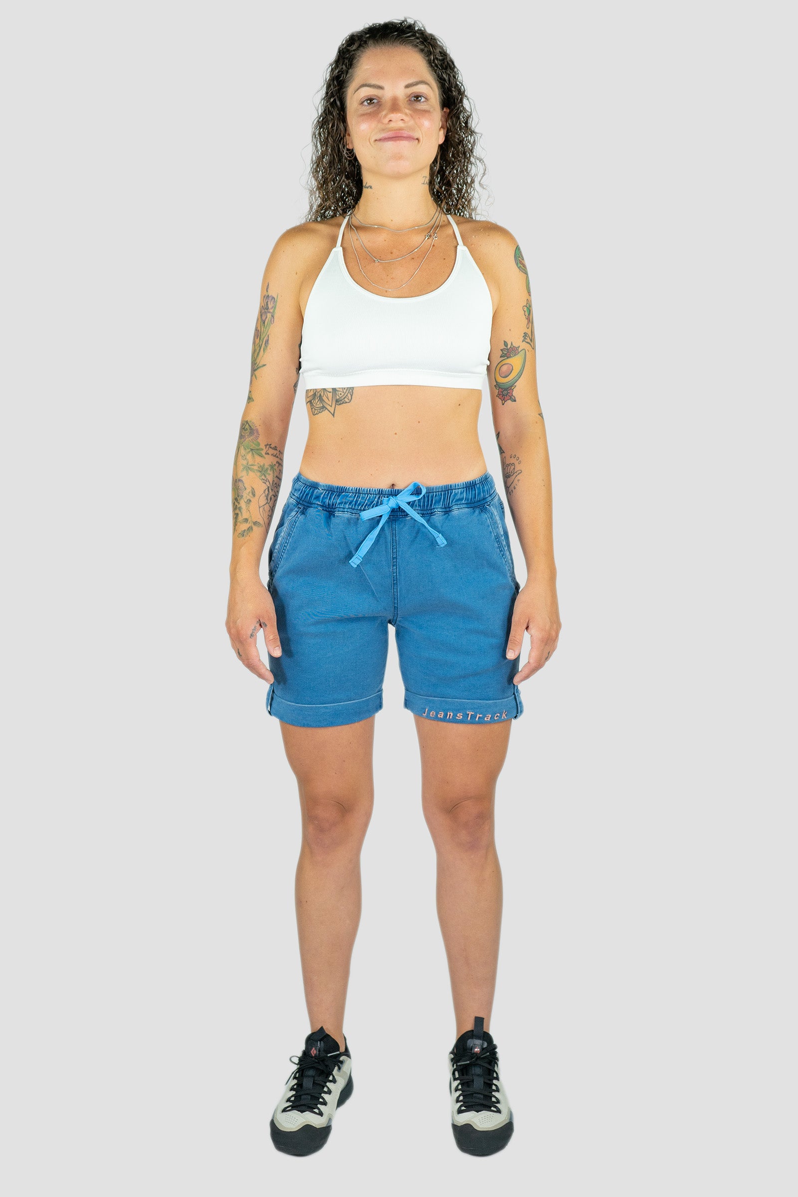 Pantalón Escalada Shira Short Jeans Rinse Mujer