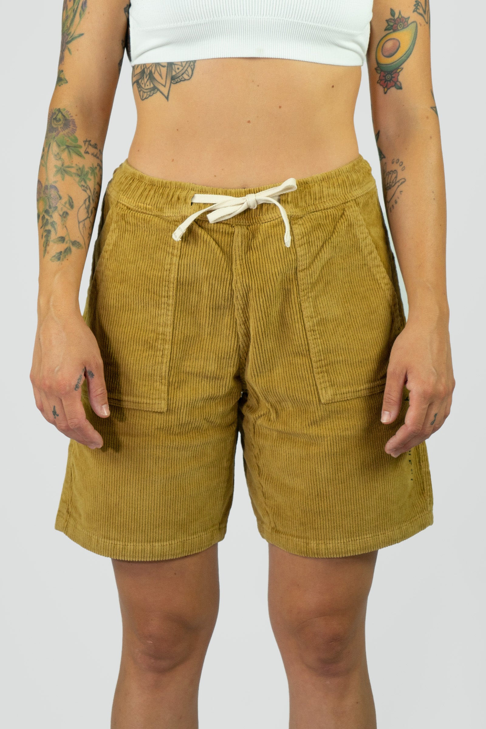 Pantalón Escalada-Trekking Crag Short Mustard Mujer