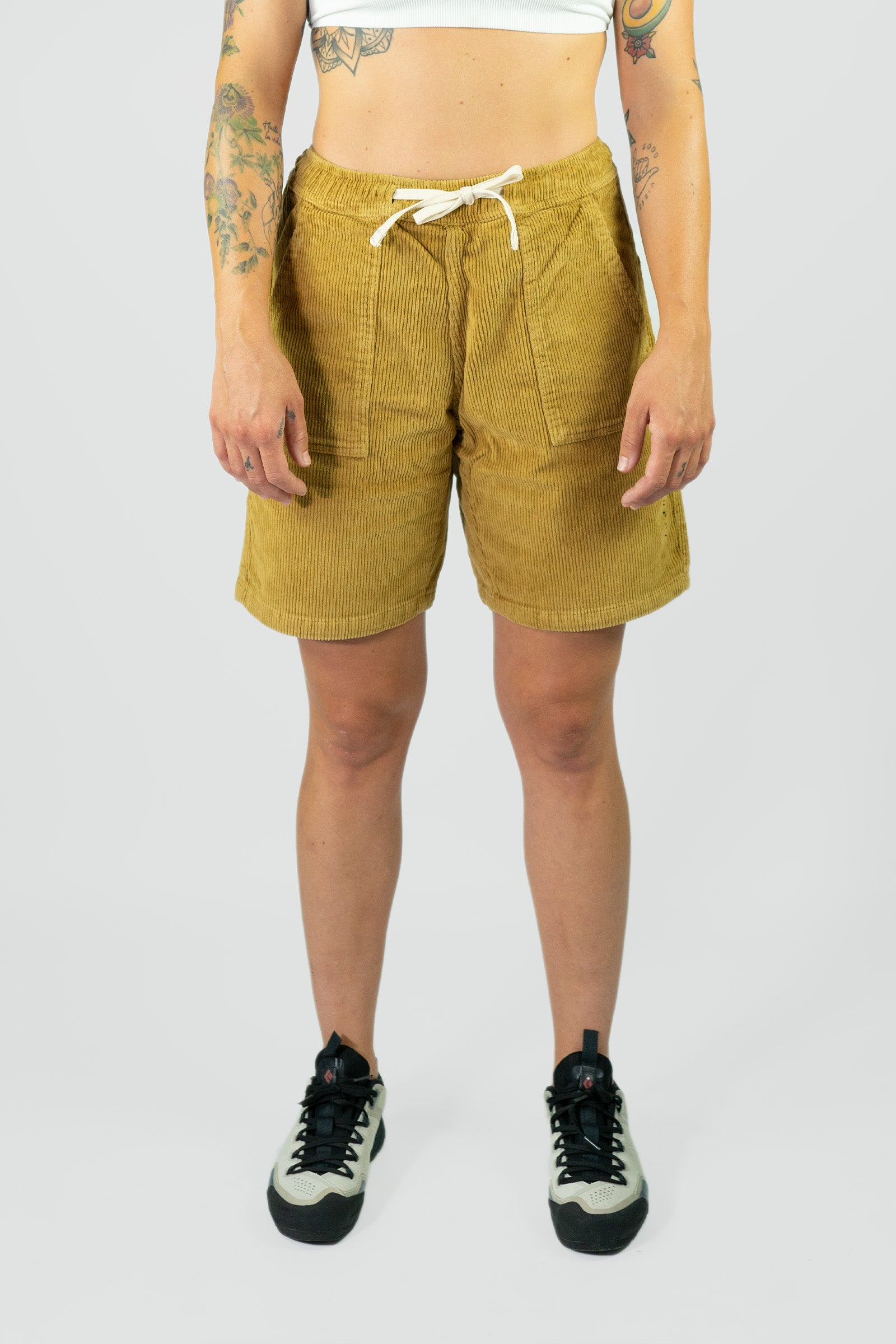 Pantalón Escalada-Trekking Crag Short Mustard Mujer