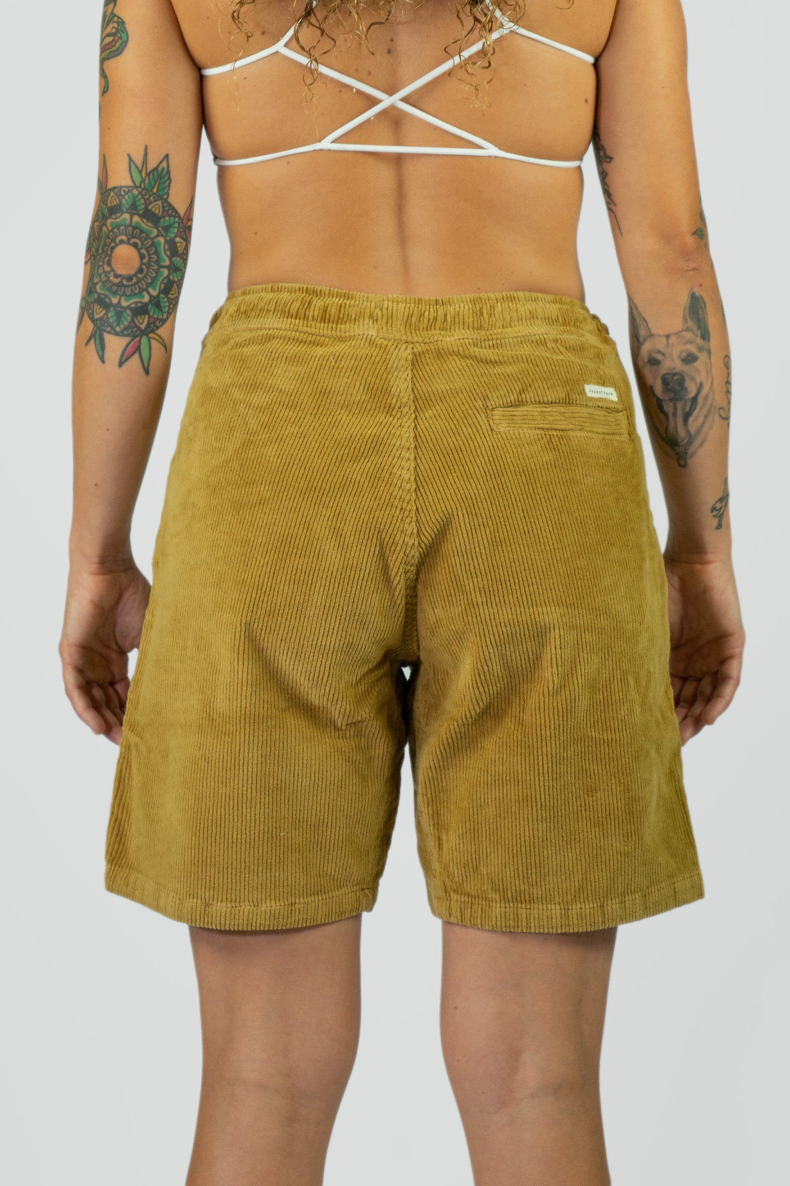 Pantalón Escalada-Trekking Crag Short Mustard Mujer