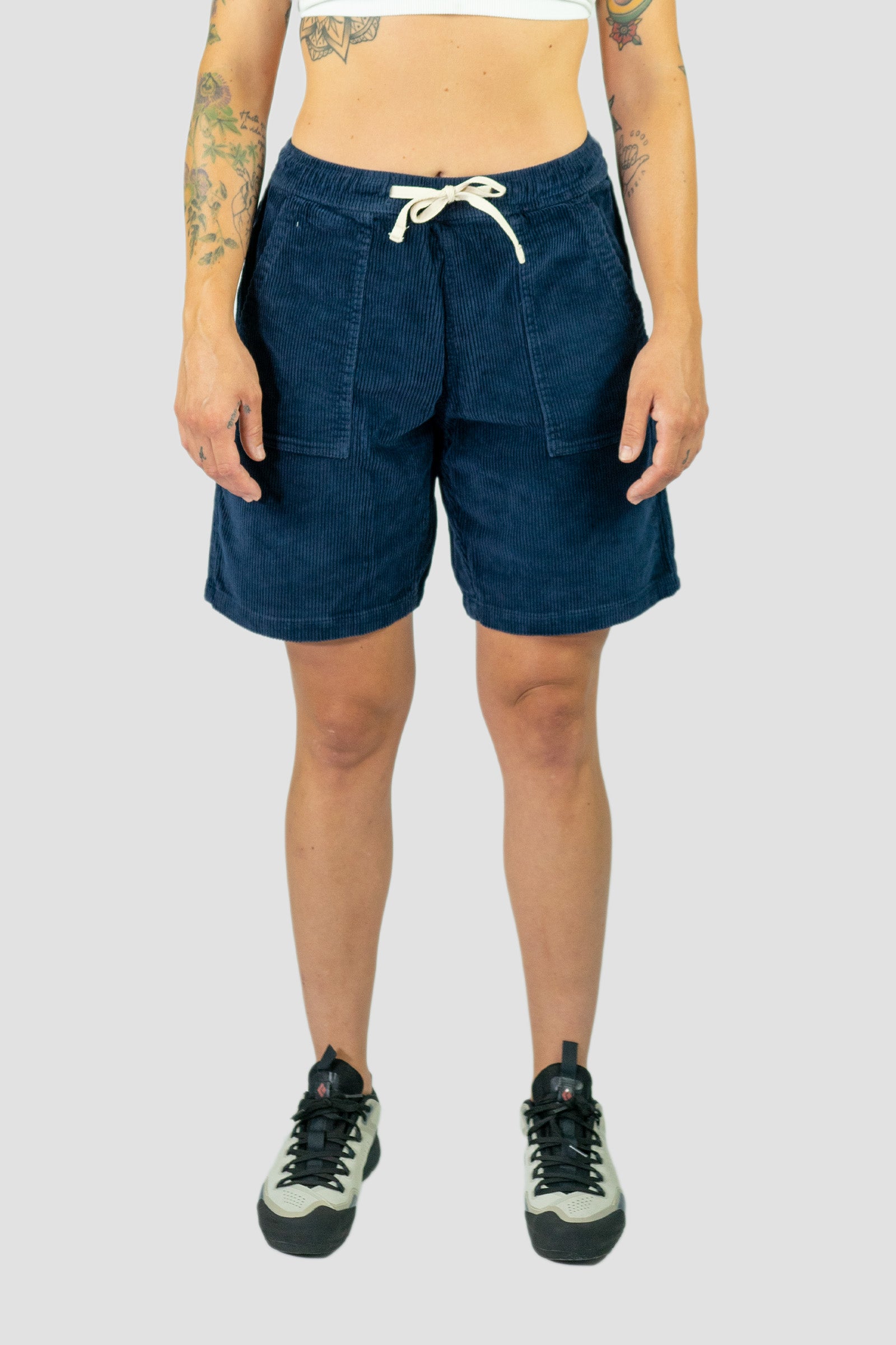 Pantalón Escalada-Trekking Crag Short Navy Mujer