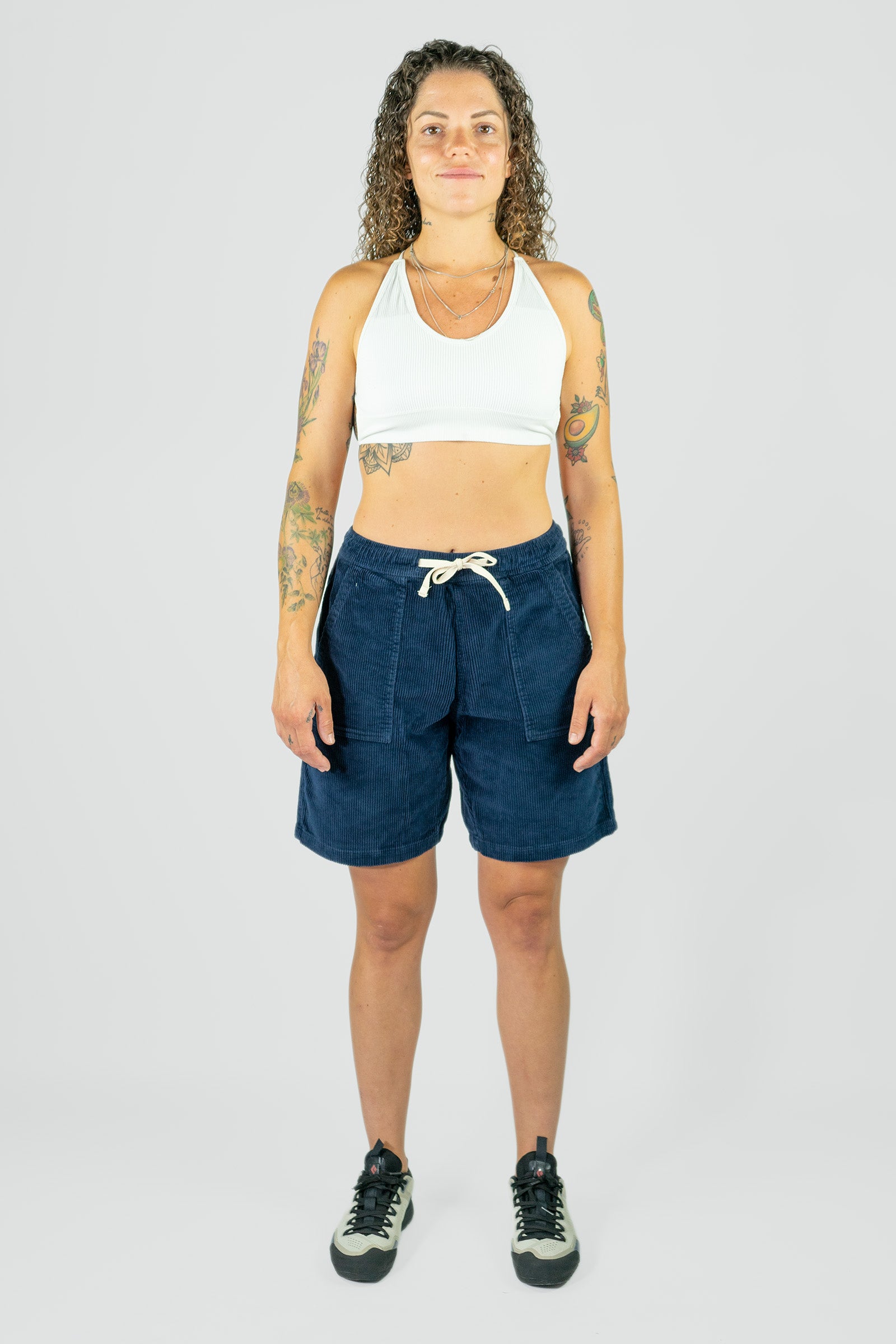 Pantalón Escalada-Trekking Crag Short Navy Mujer
