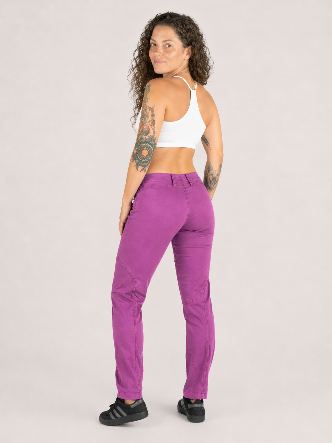 Pantalón Escalada - Trekking Tardor Rosa Mujer