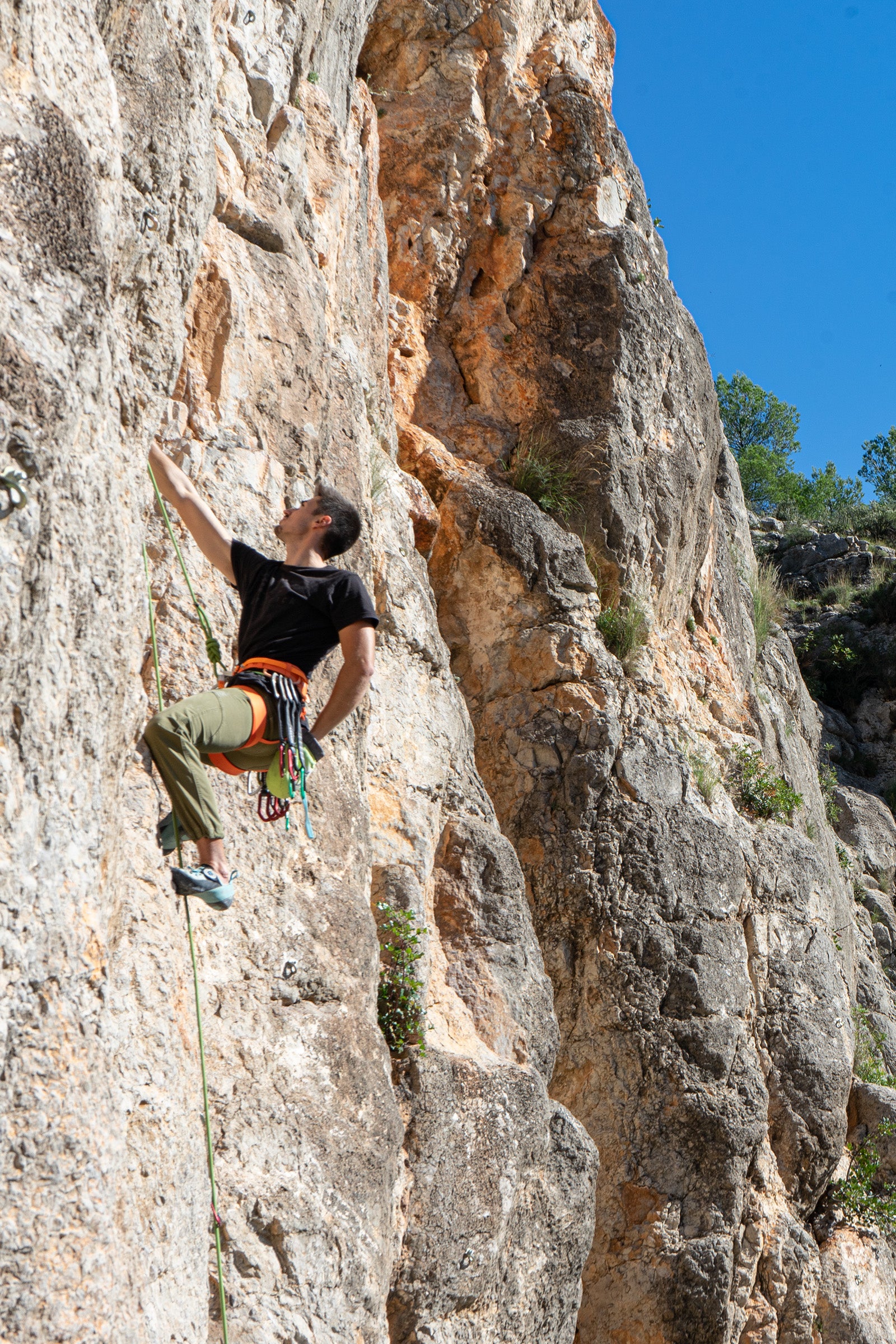 Pantalon d'escalade/trekking Garbi Khaki pour homme