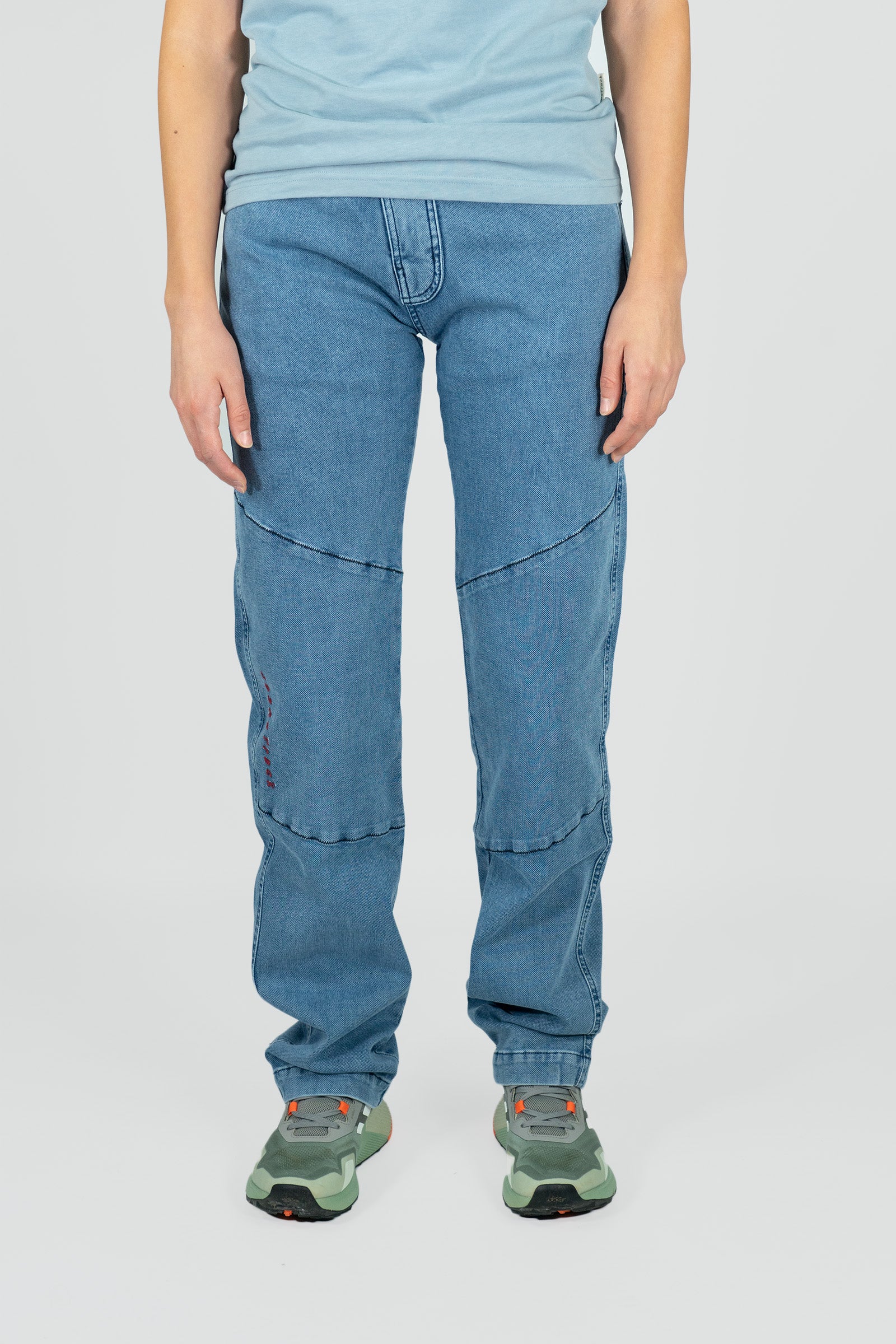 Kletter und Trekkinghose Turia ECO Jeans Herren Repreve Sky