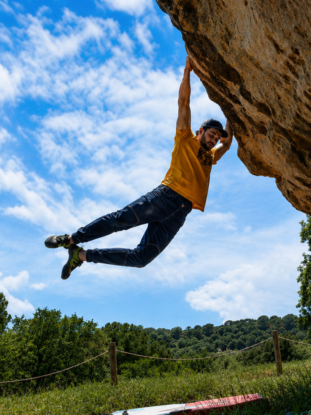 Pantalone Arrampicata Dyno Jeans Rinse Uomo
