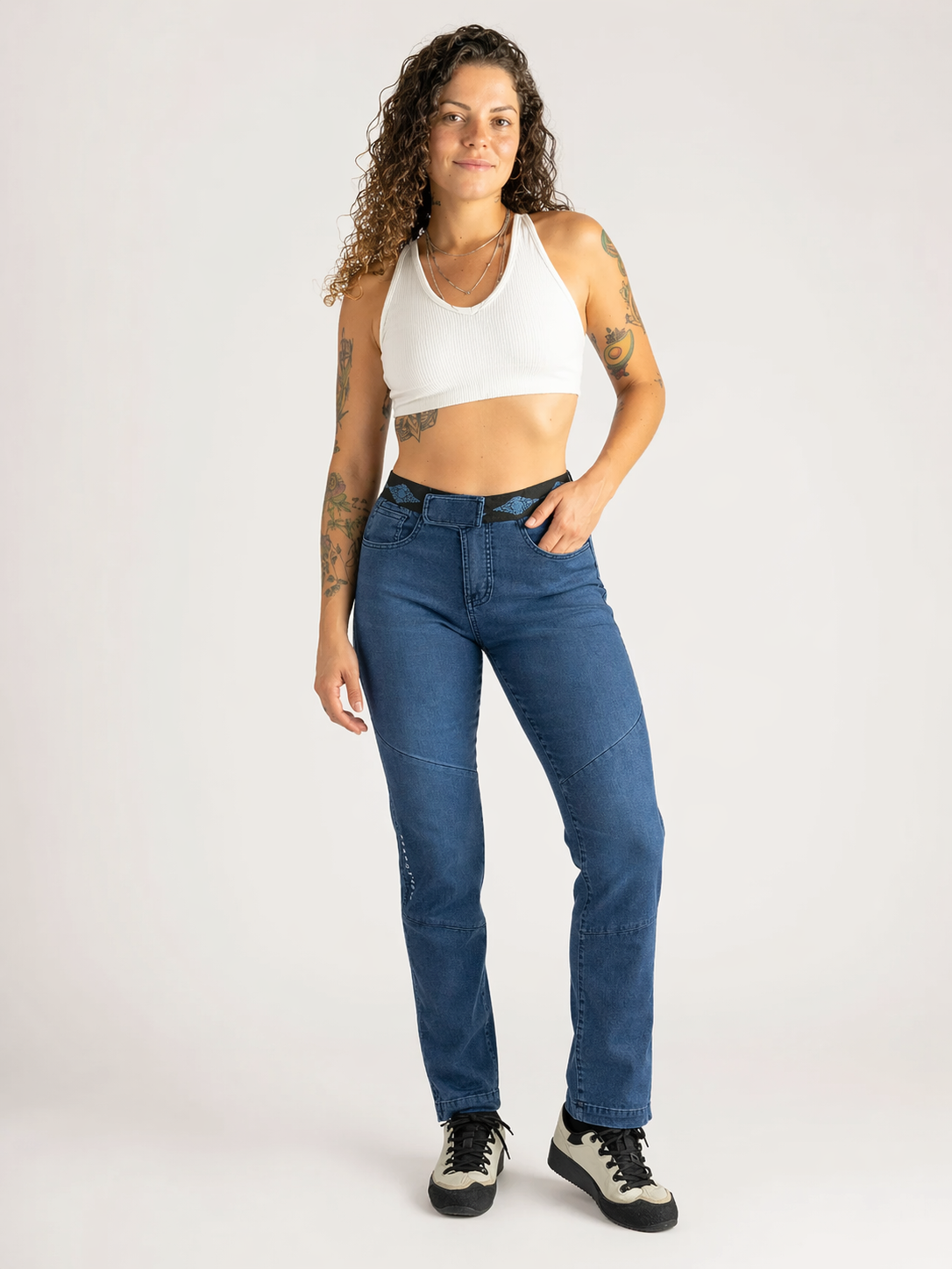 Pantalón Escalada - Trekking Tarya Jeans Stone Mujer