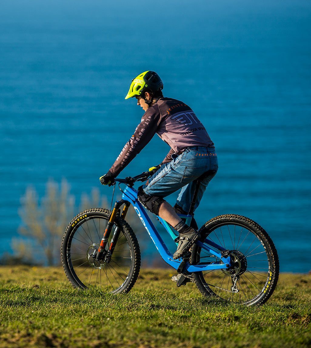 Pantalón Mountain Bike (MTB) Heras Jeans Fluor